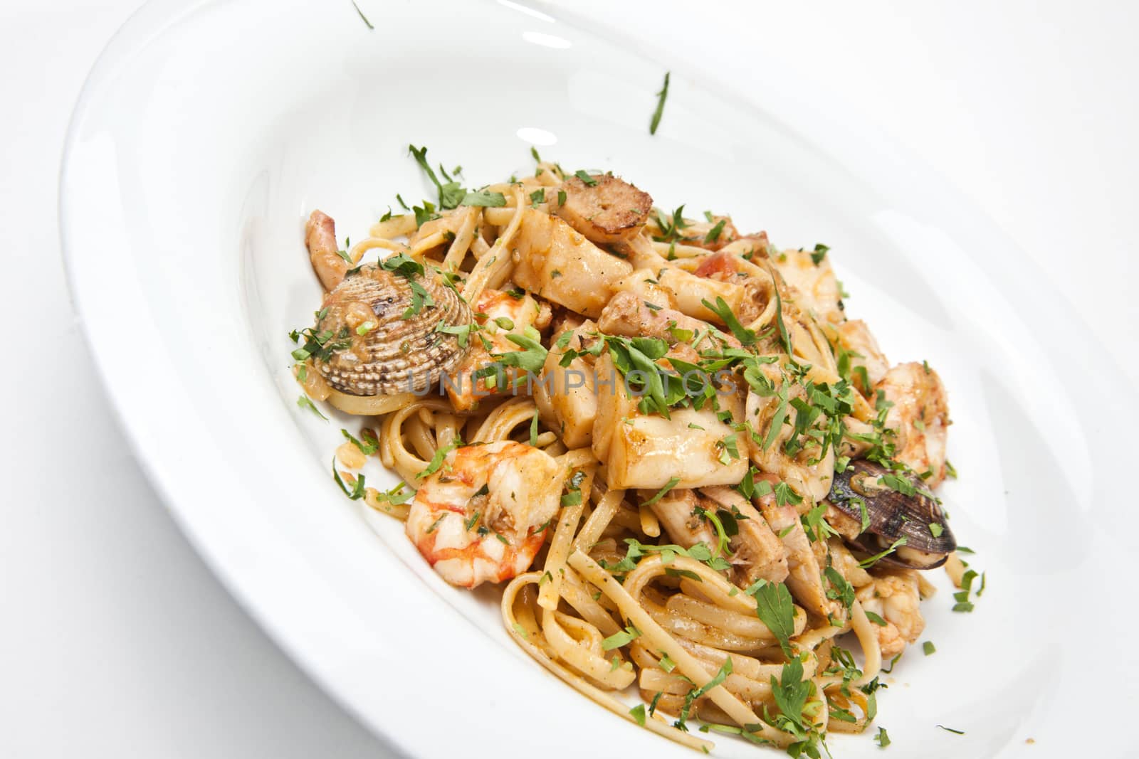 pasta with seafood