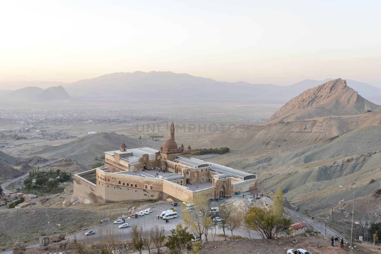 Ishak Pasha Palace (Constructed in 1685) is a semi-ruined palace located in the Dogubeyazit district of Agri province of Turkey.