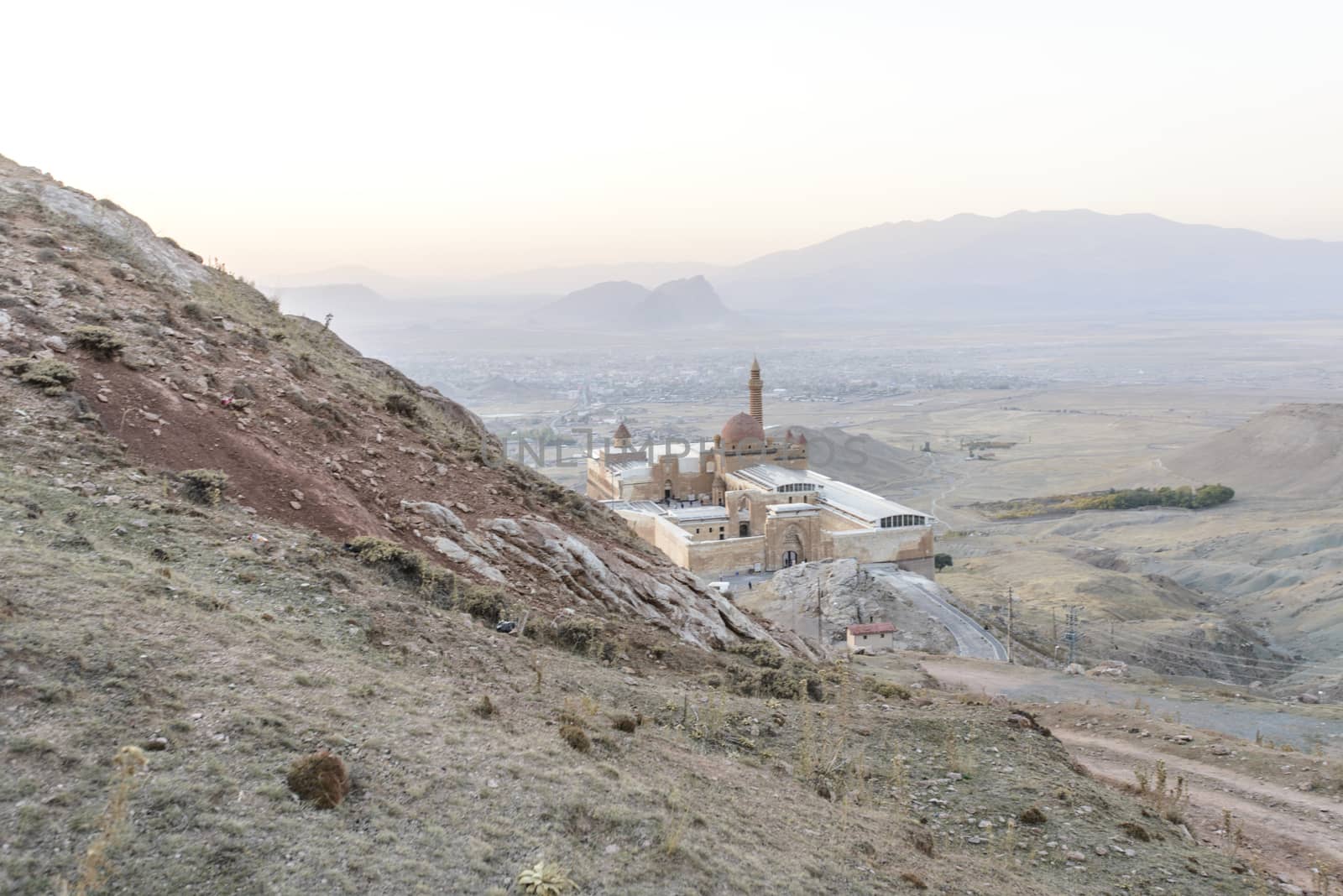 Ishak Pasha Palace (Constructed in 1685) is a semi-ruined palace located in the Dogubeyazit district of Agri province of Turkey.