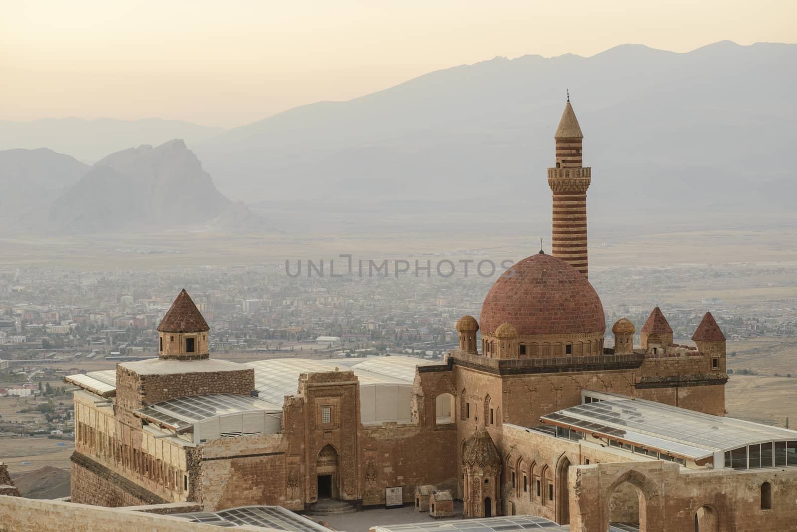 Ishak Pasha Palace (Constructed in 1685) is a semi-ruined palace located in the Dogubeyazit district of Agri province of Turkey.