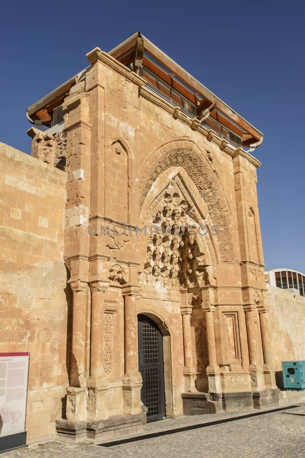 Ishak Pasha Palace (Constructed in 1685) is a semi-ruined palace located in the Dogubeyazit district of Agri province of Turkey.