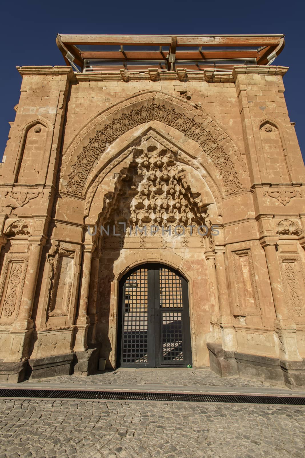 Ishak Pasha Palace (Constructed in 1685) is a semi-ruined palace located in the Dogubeyazit district of Agri province of Turkey.