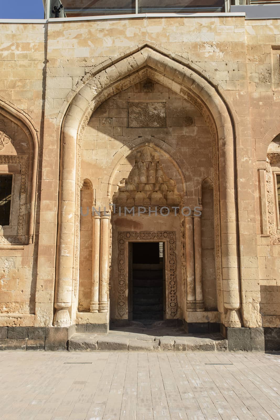 Ishak Pasha Palace (Constructed in 1685) is a semi-ruined palace located in the Dogubeyazit district of Agri province of Turkey.