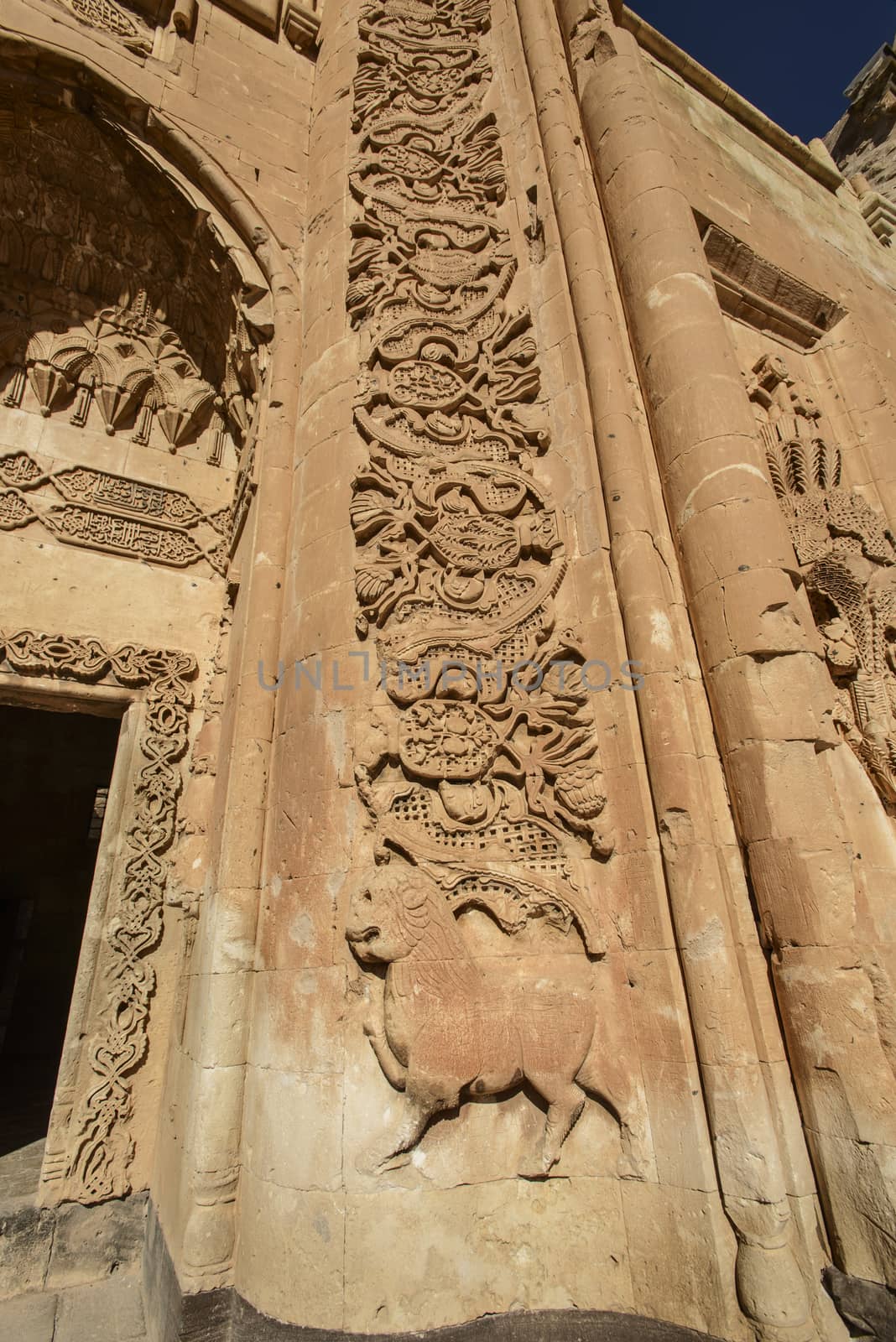 Ishak Pasha Palace (Constructed in 1685) is a semi-ruined palace located in the Dogubeyazit district of Agri province of Turkey.