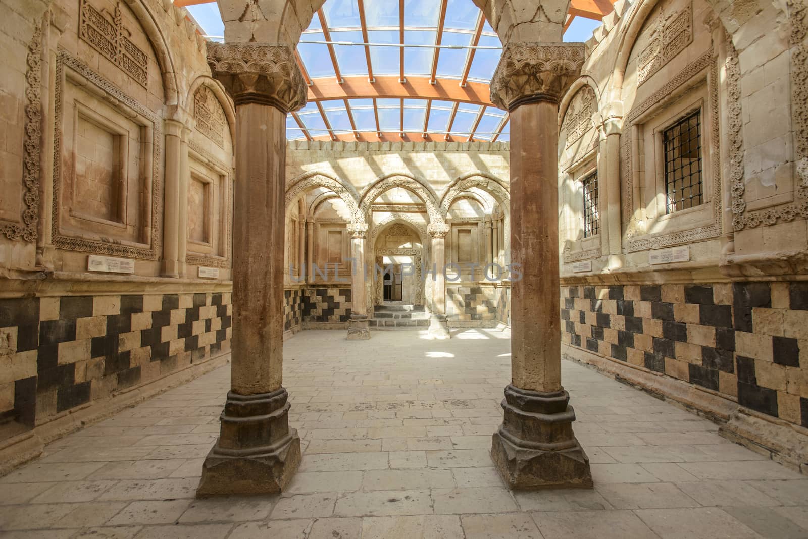 Ishak Pasha Palace (Constructed in 1685) is a semi-ruined palace located in the Dogubeyazit district of Agri province of Turkey.