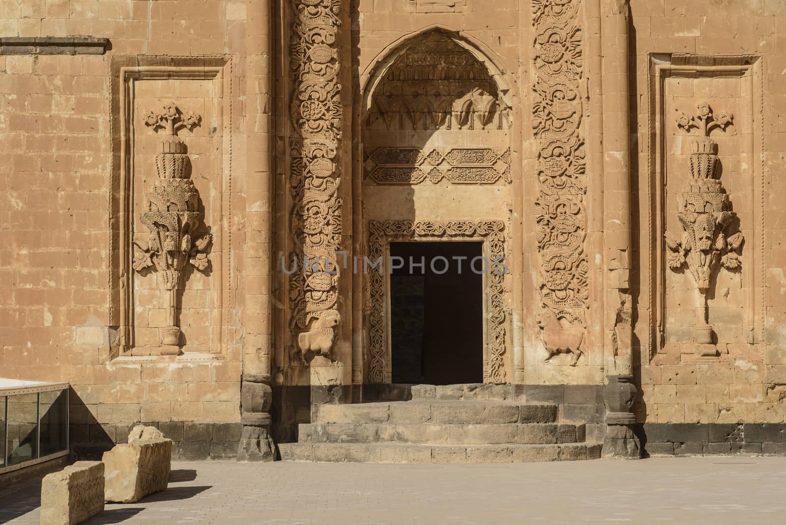 Ishak Pasha Palace (Constructed in 1685) is a semi-ruined palace located in the Dogubeyazit district of Agri province of Turkey.