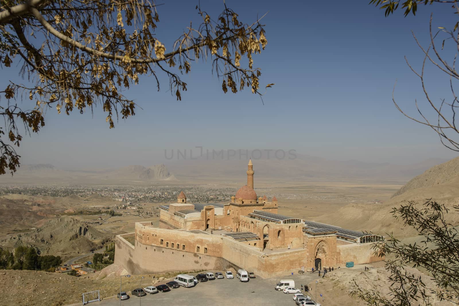 Ishak Pasha Palace (Constructed in 1685) is a semi-ruined palace located in the Dogubeyazit district of Agri province of Turkey.