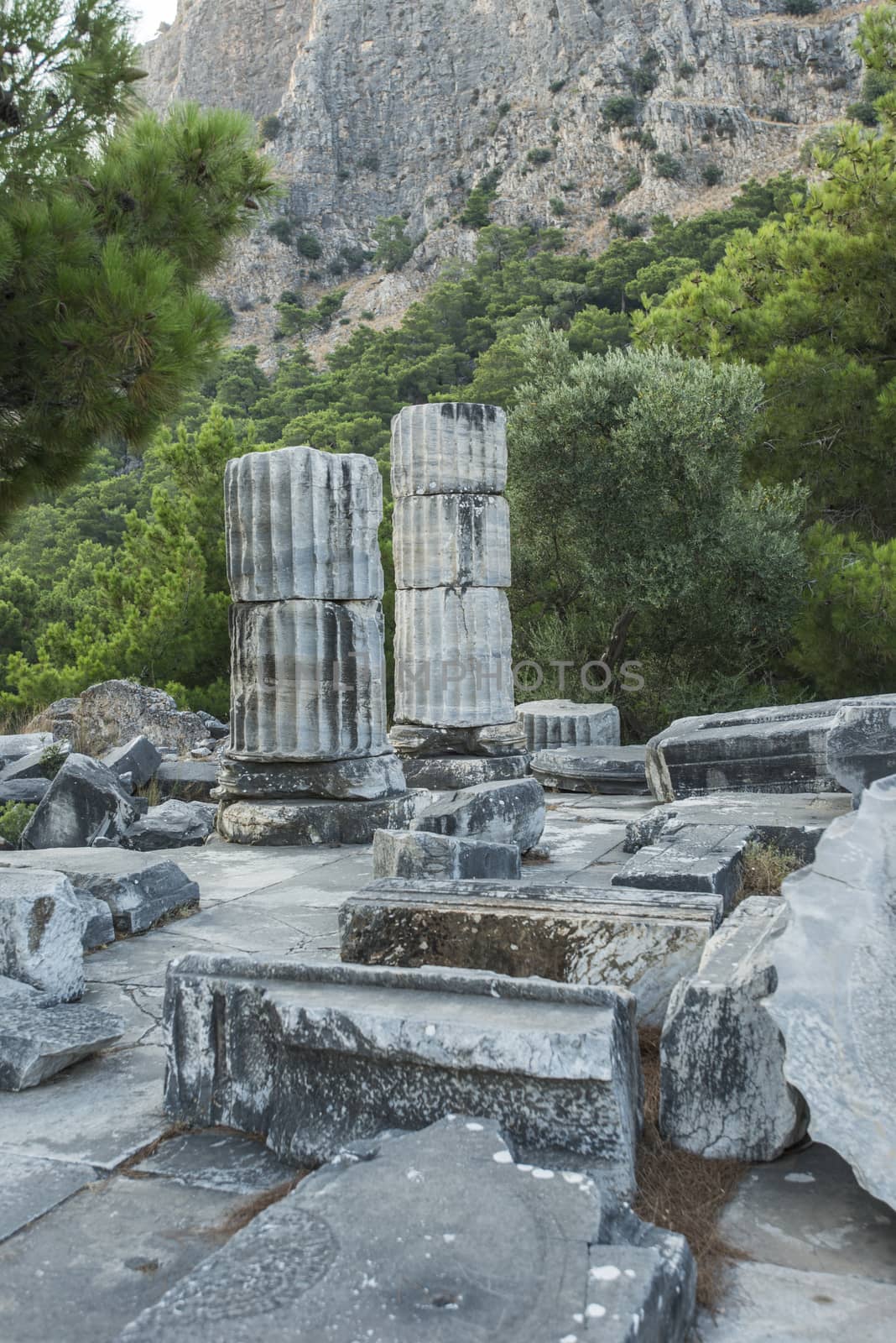 Columns of Priene by emirkoo