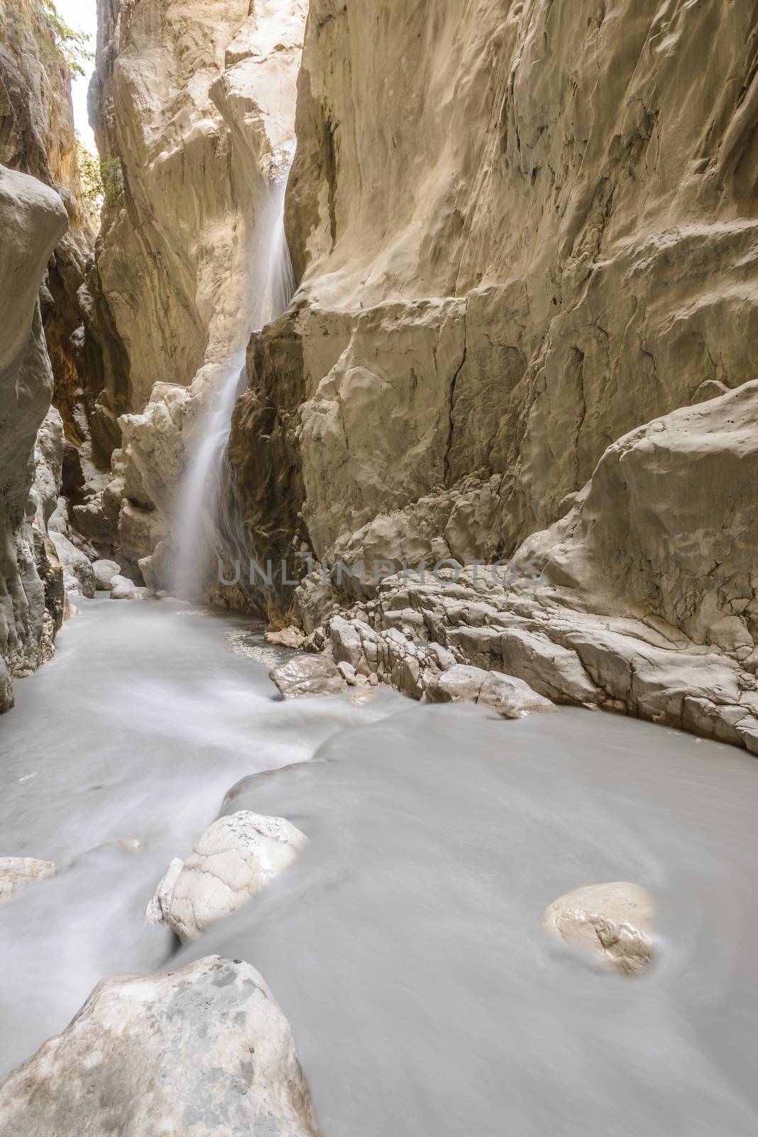 Saklikent Gorge, a slot canyon and tourist attraction in Southern Turkey near Fethiye