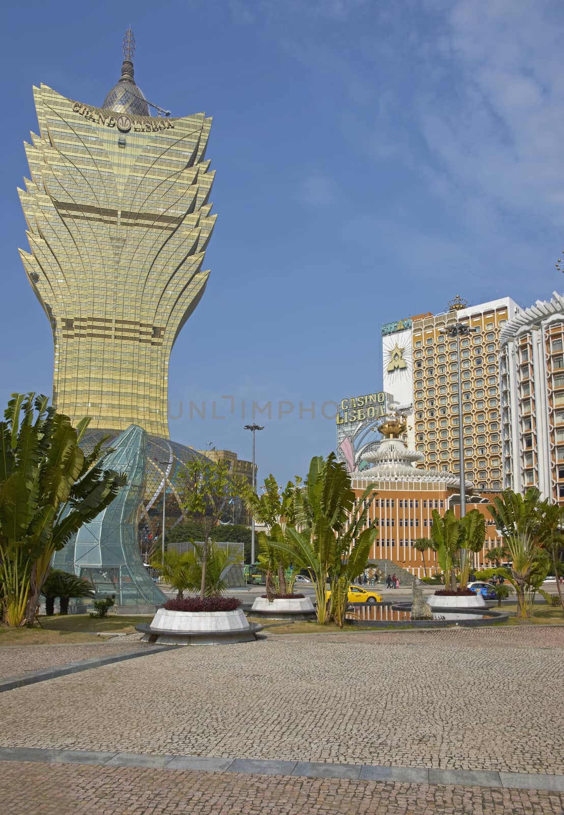 Modern casinos in the gambling mecca of Macau in China
