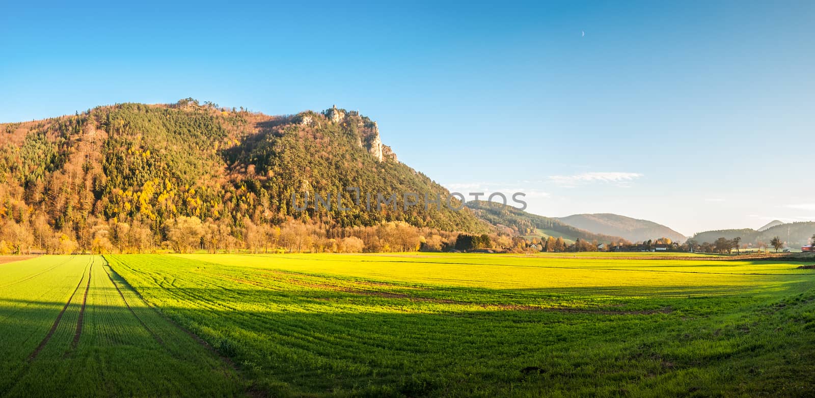 Türkensturz - Ruins of a Casle on the Hill above the Village