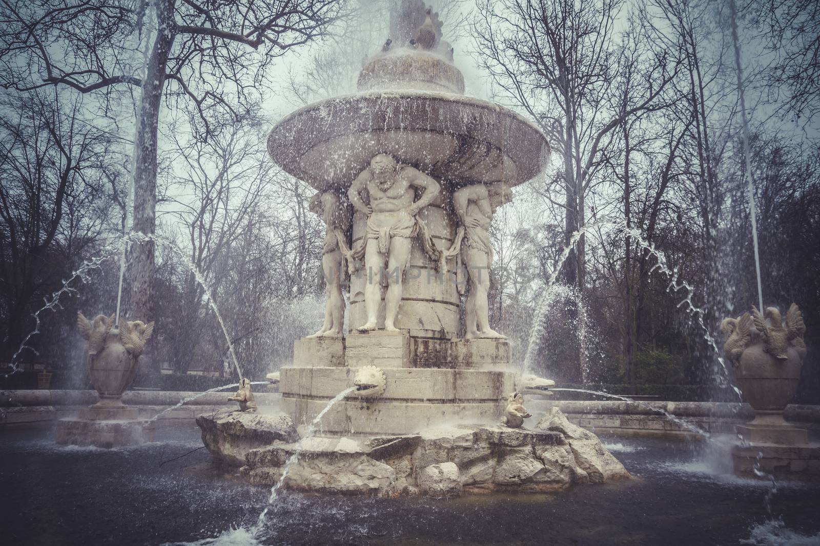 Hercules, Ornamental fountains of the Palace of Aranjuez, Madrid by FernandoCortes
