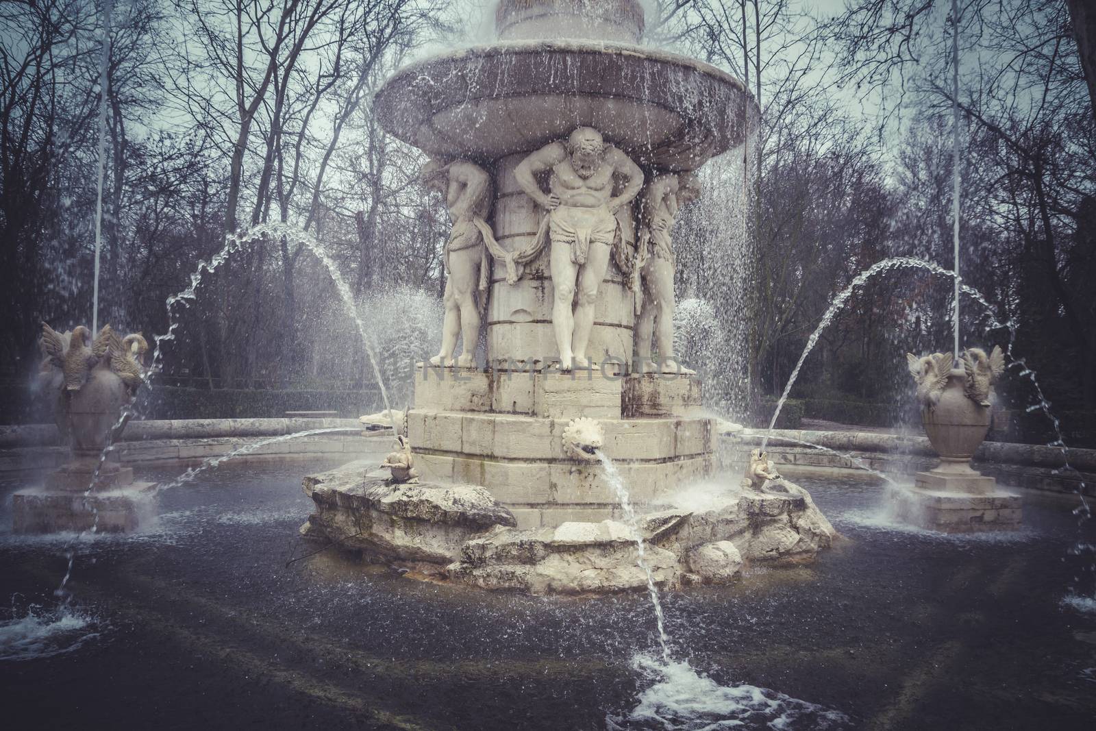 Hercules, Ornamental fountains of the Palace of Aranjuez, Madrid by FernandoCortes