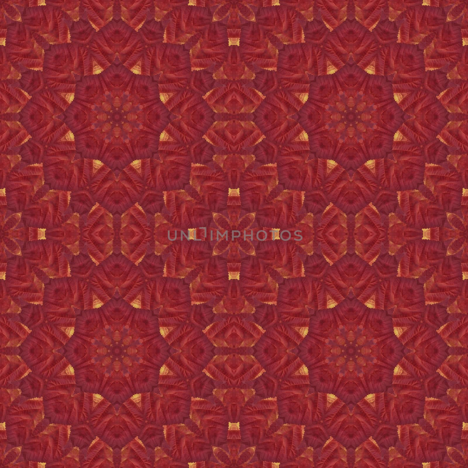 Artistic background, abstract seamless floral pattern with colorful leaves of plants