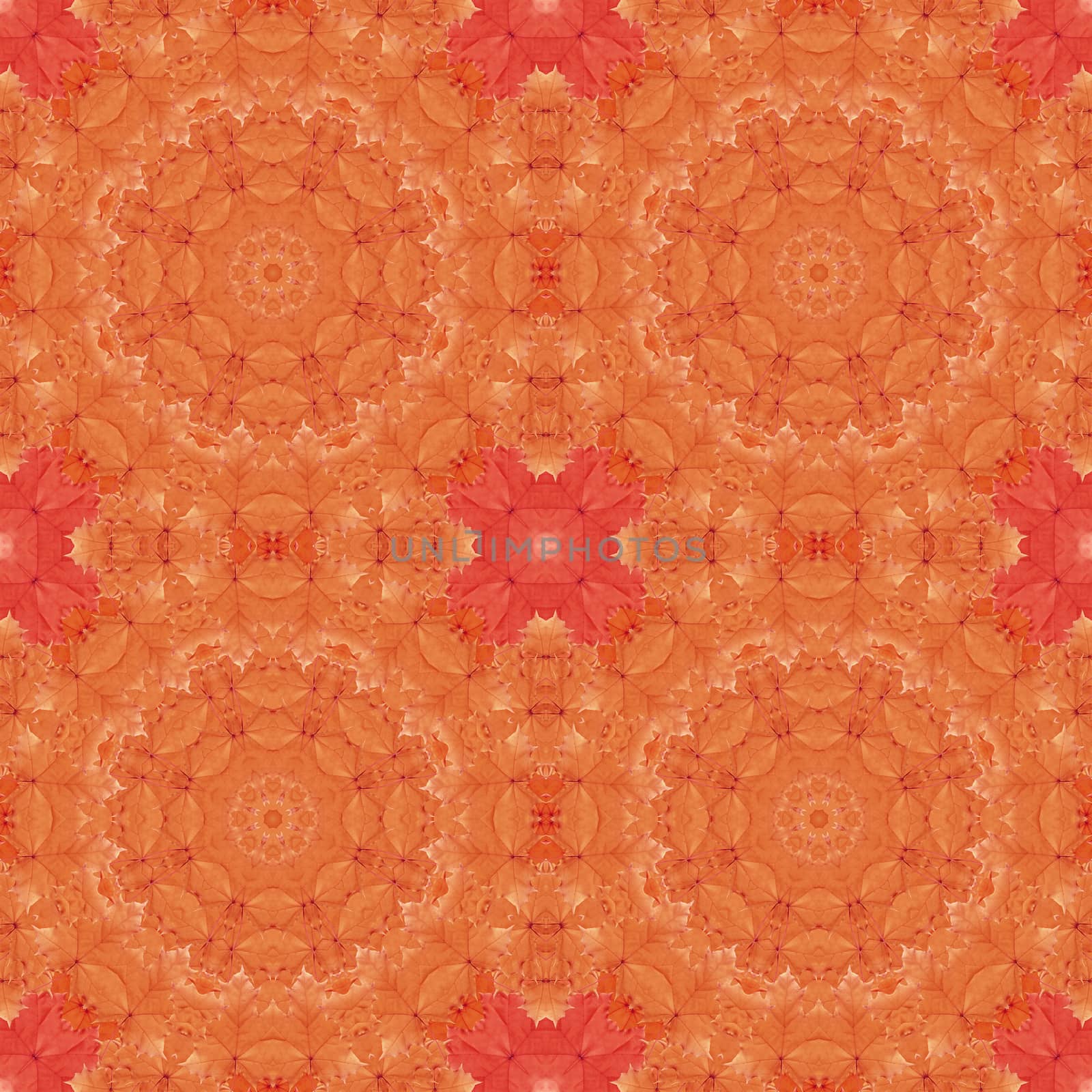 Artistic background, abstract seamless floral pattern with colorful leaves of plants