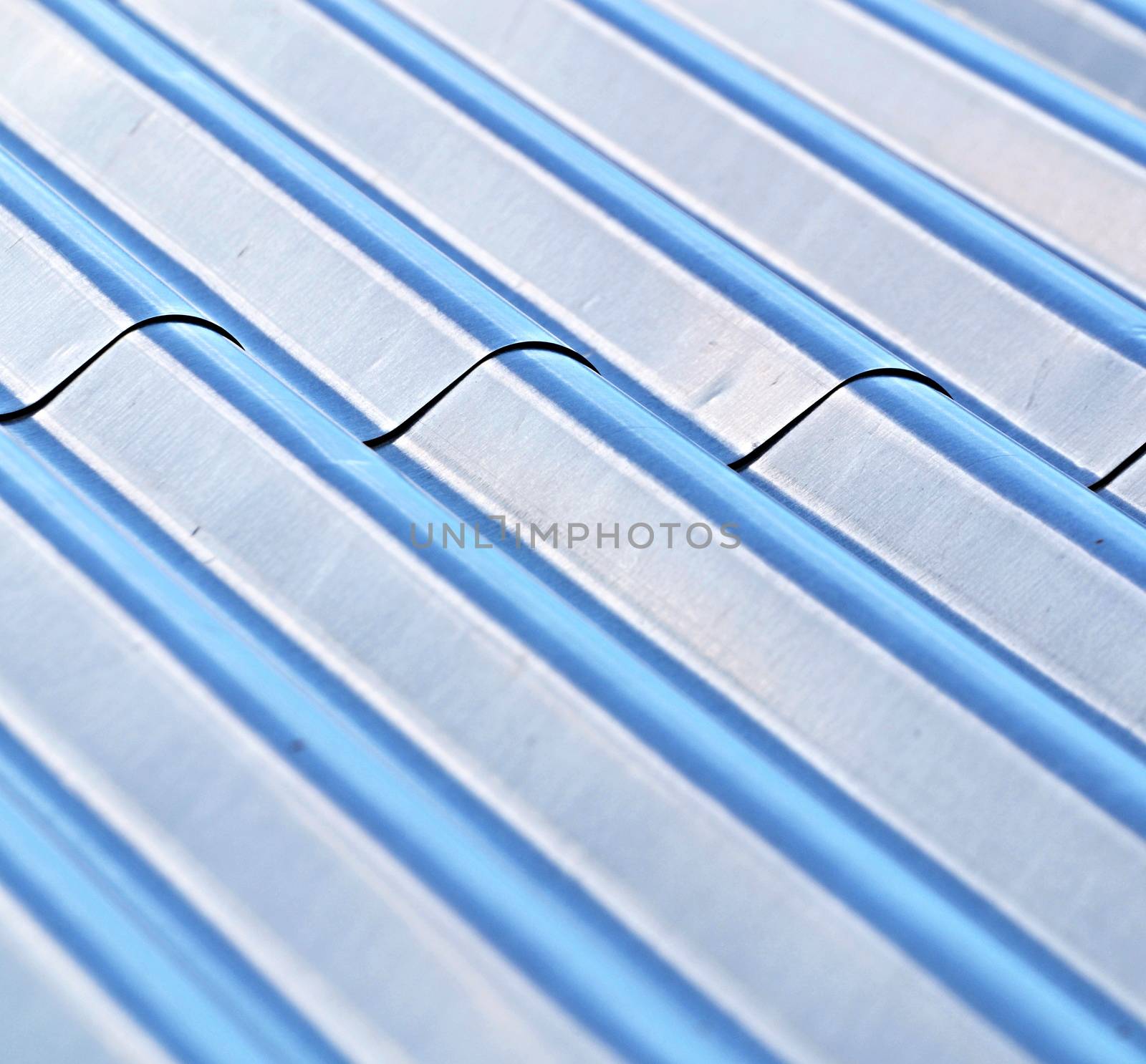 background or texture roof with corrugated steel