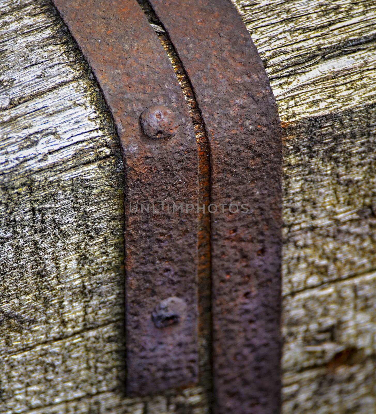 background detail the old railroad tie