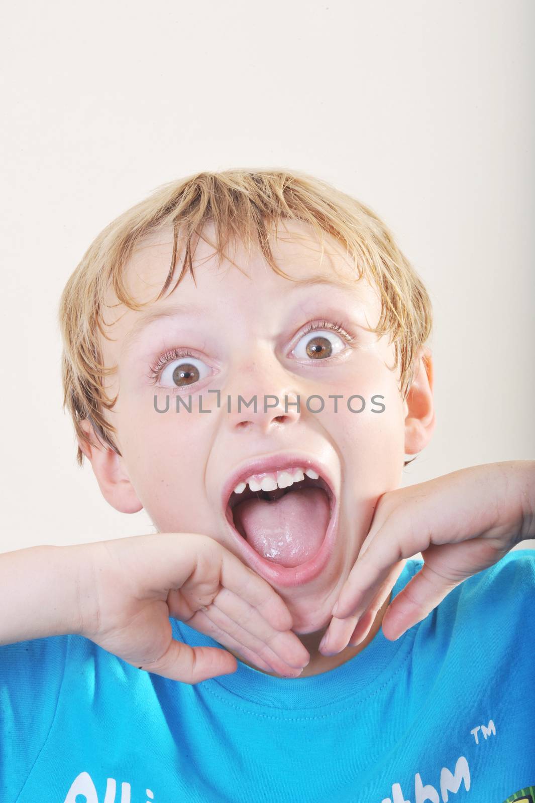 Young Boy Portrait by seawaters