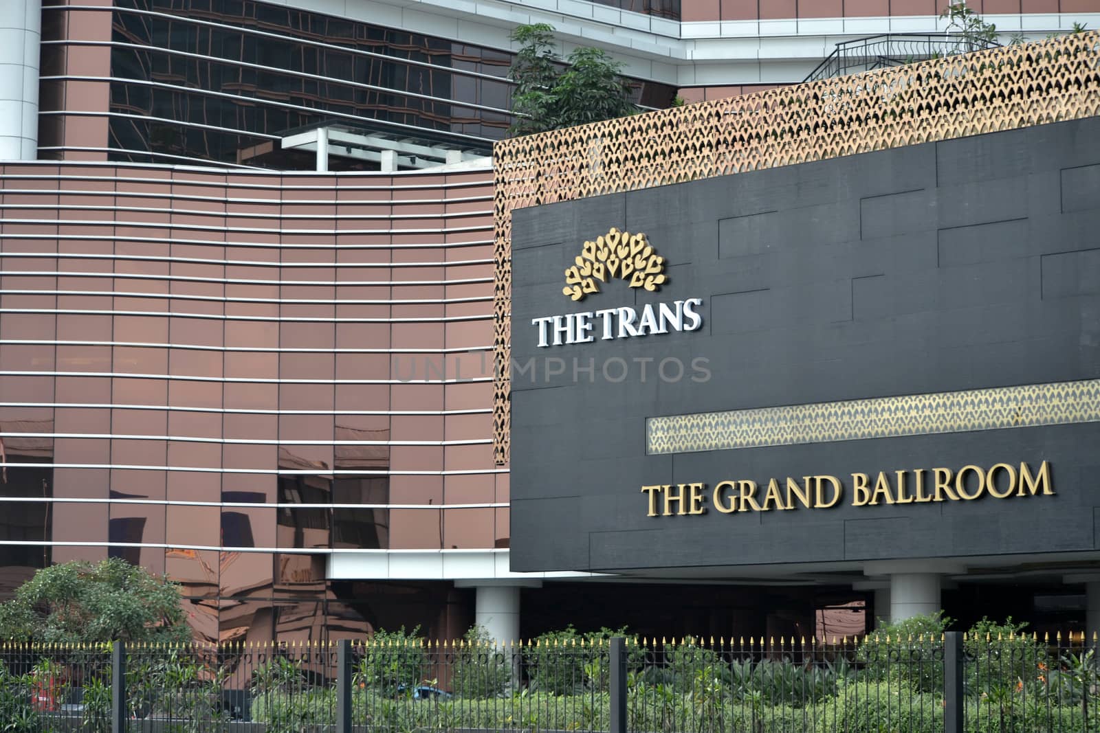 bandung, indonesia-june 13, 2014-Trans Luxury hotel building in bandung, west java-indonesia