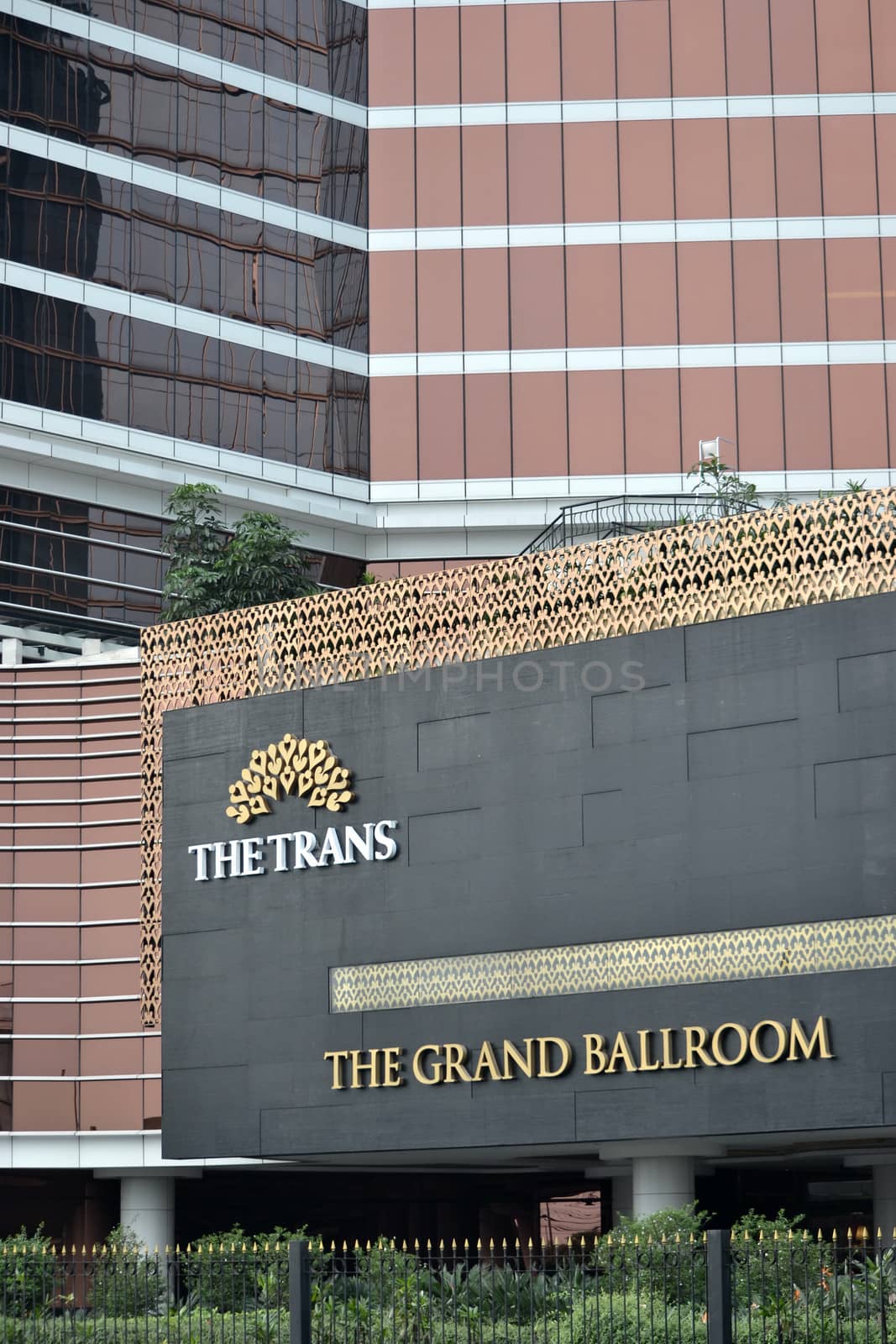 bandung, indonesia-june 13, 2014-Trans Luxury hotel building in bandung, west java-indonesia