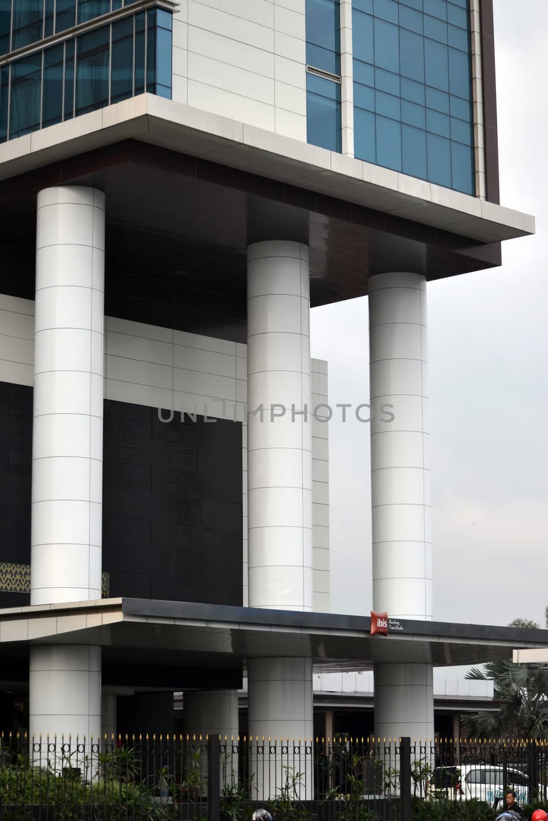 bandung, indonesia-june 13, 2014-Ibis hotel building in bandung, west java-indonesia