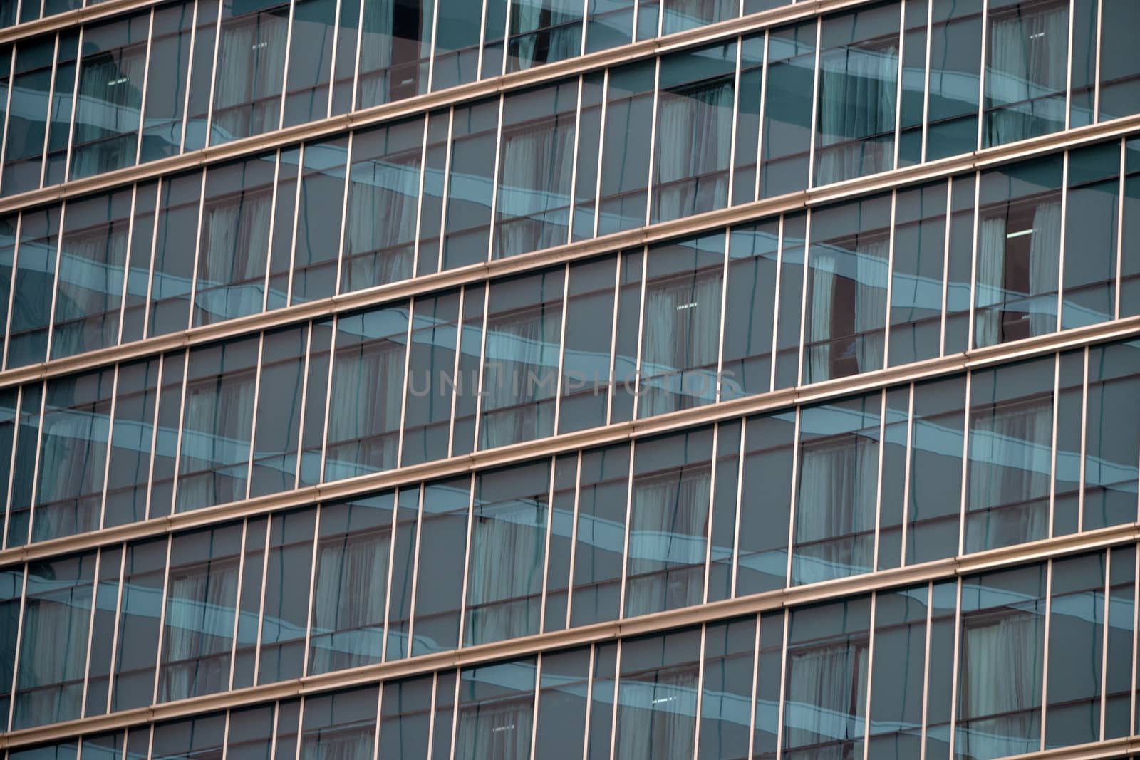 blue glass window that used many in modern building