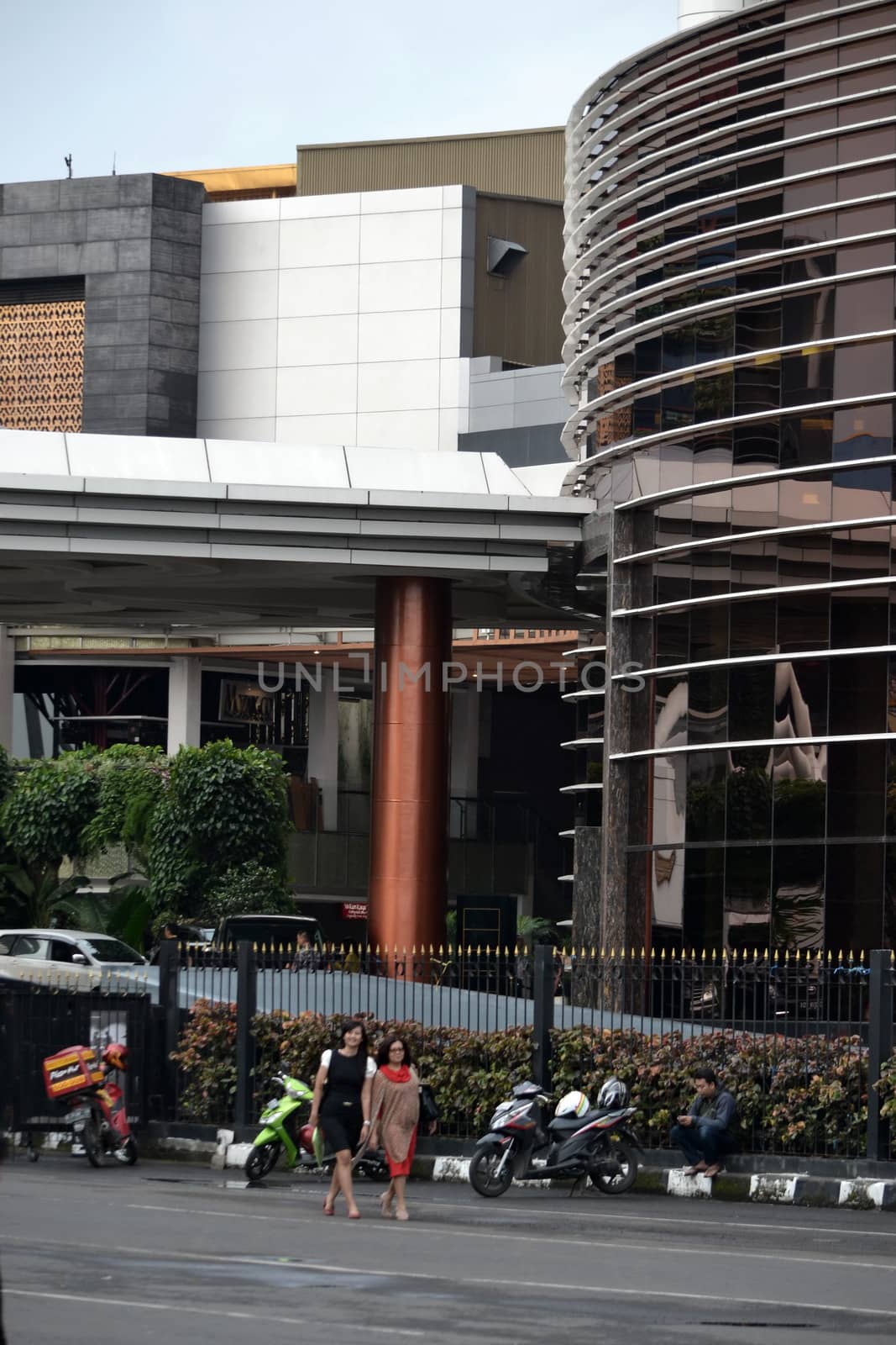 bandung, indonesia-june 13, 2014-Trans Luxury hotel building in bandung, west java-indonesia