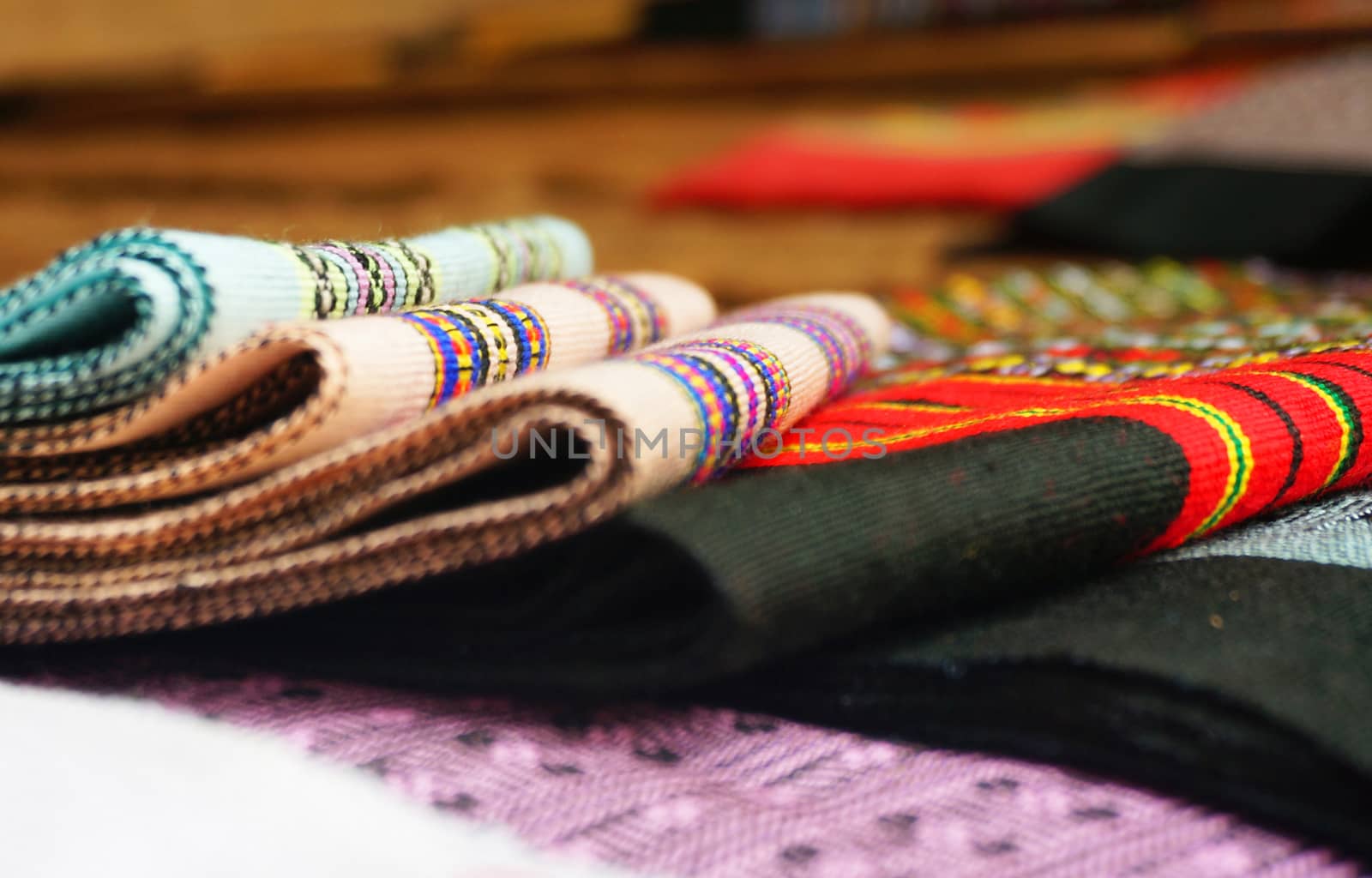 Heap of cloth fabrics  by ninun