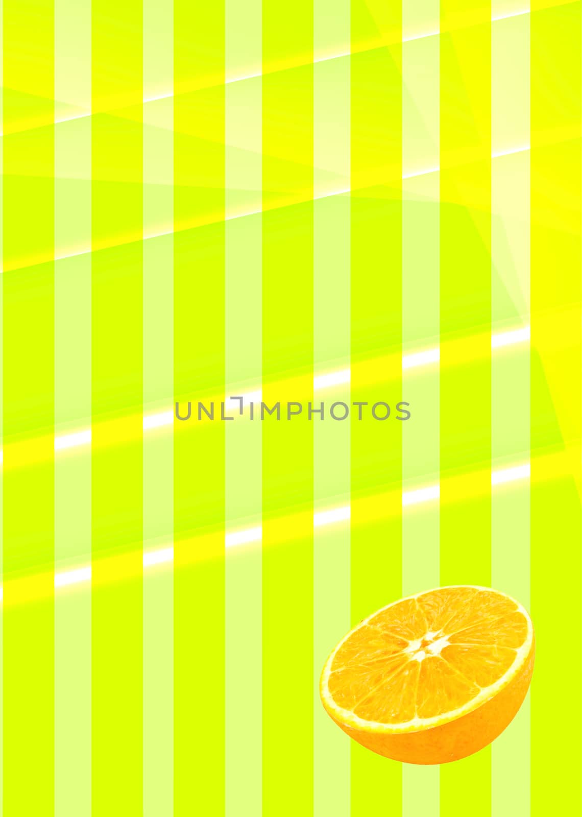 background of colored stripes and an orange bottom by Guru3D