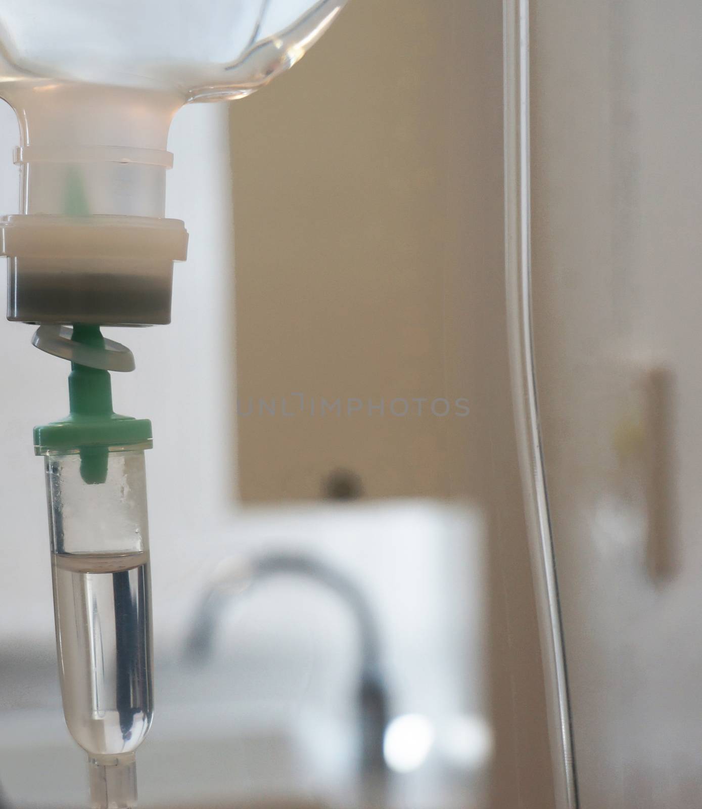 Infusion bottle with IV solution  by ninun