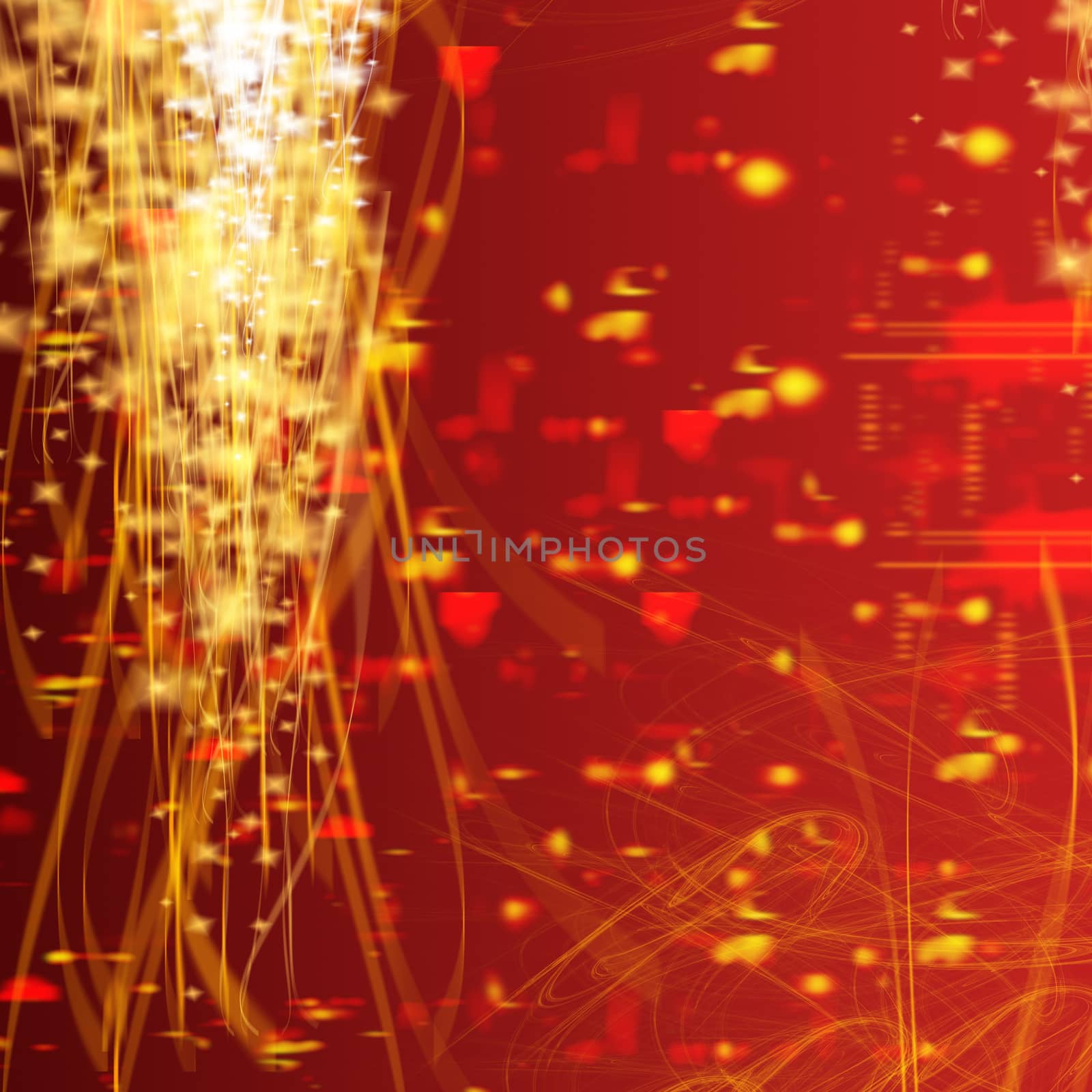 Winter or Christmas style background with a wave of stars by Guru3D