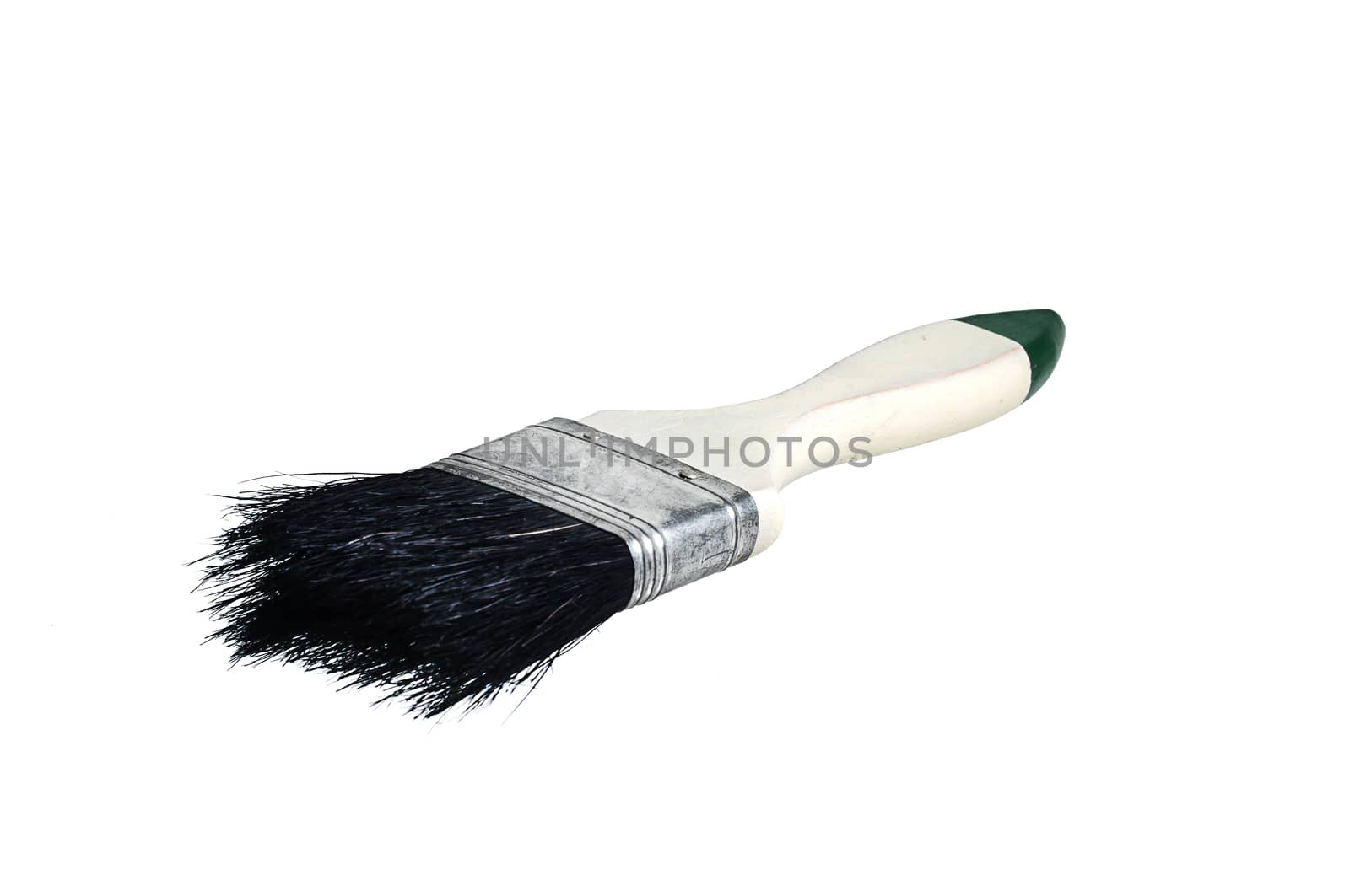 Paintbrush isolated on white background 