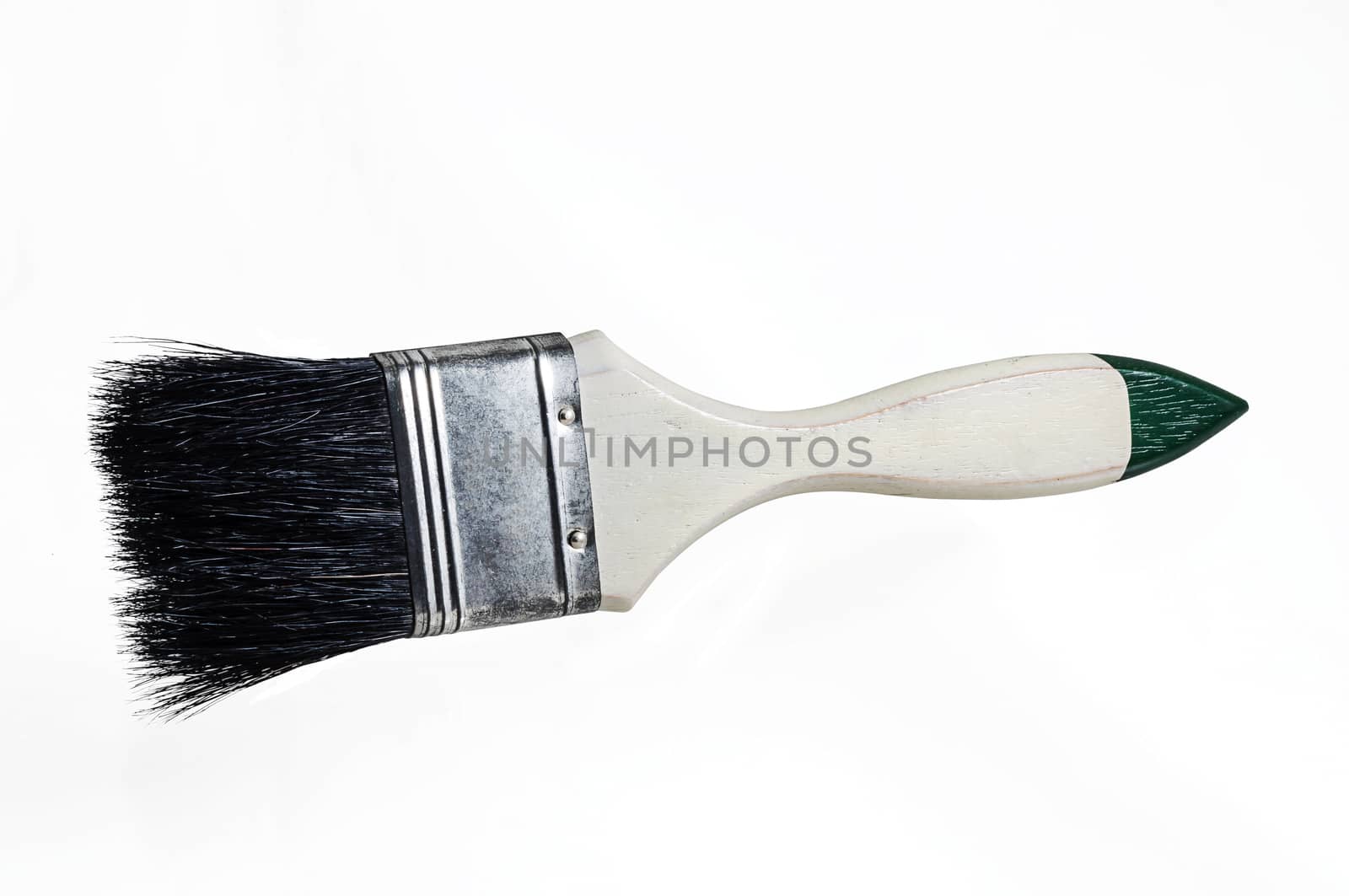 Paintbrush isolated on white background 