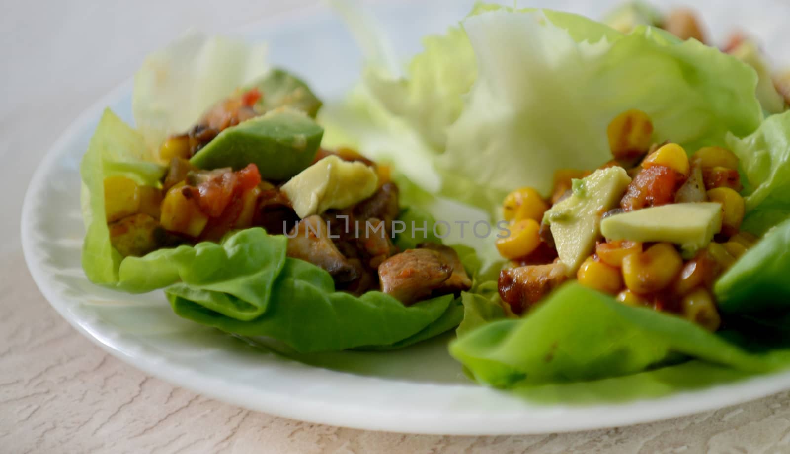 vegan mushroom lettuce wraps by ftlaudgirl