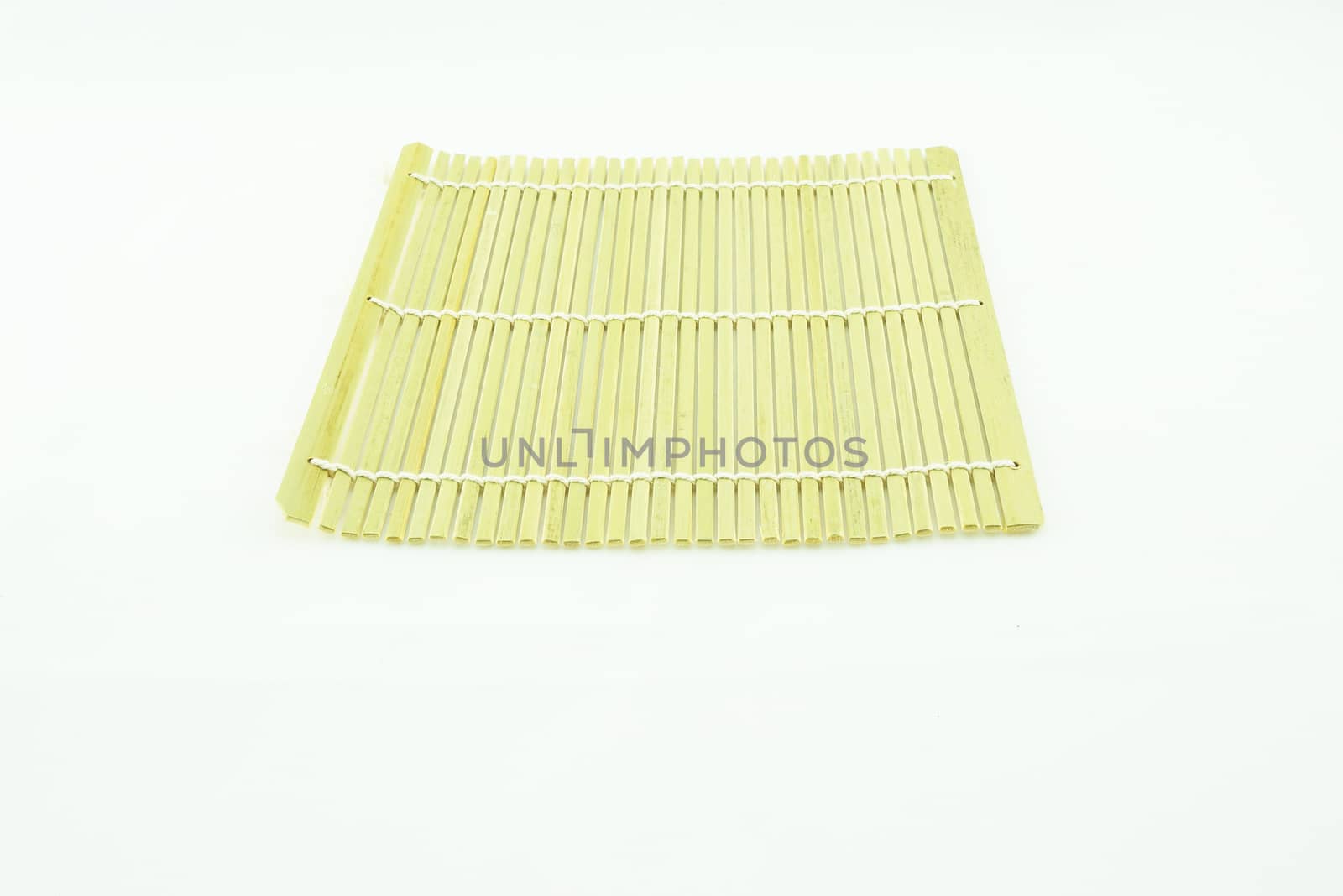 Bamboo tablecloth background with clipping path by ninun