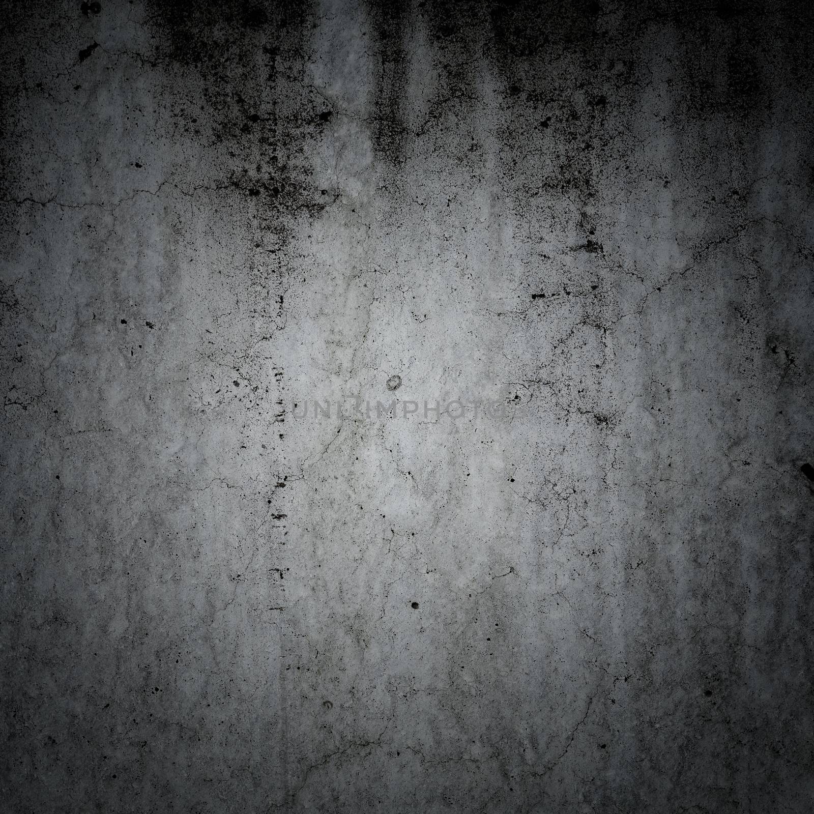 Grungy concrete wall and floor as background texture