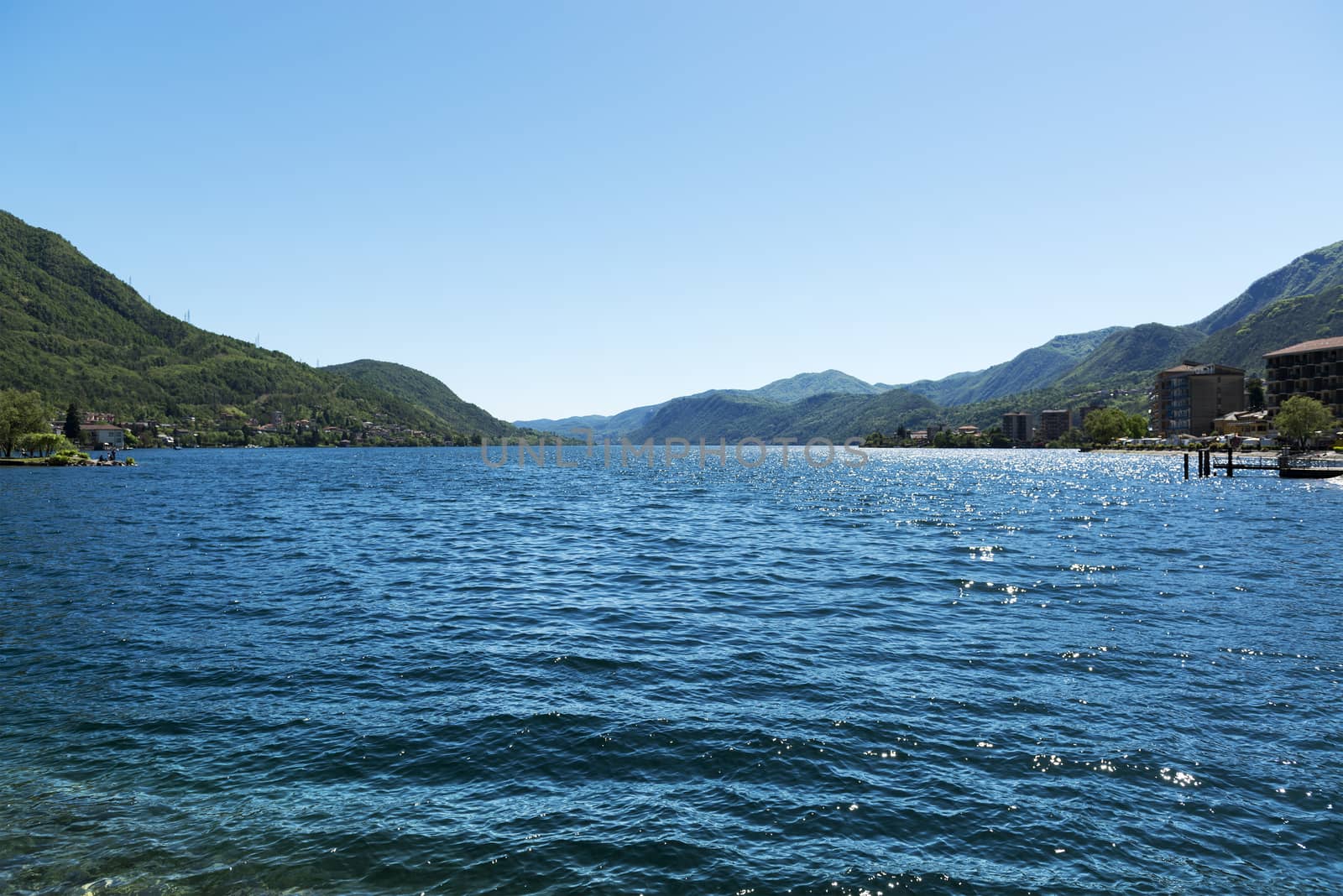 Orta lake, landscape from Omegna by Mdc1970