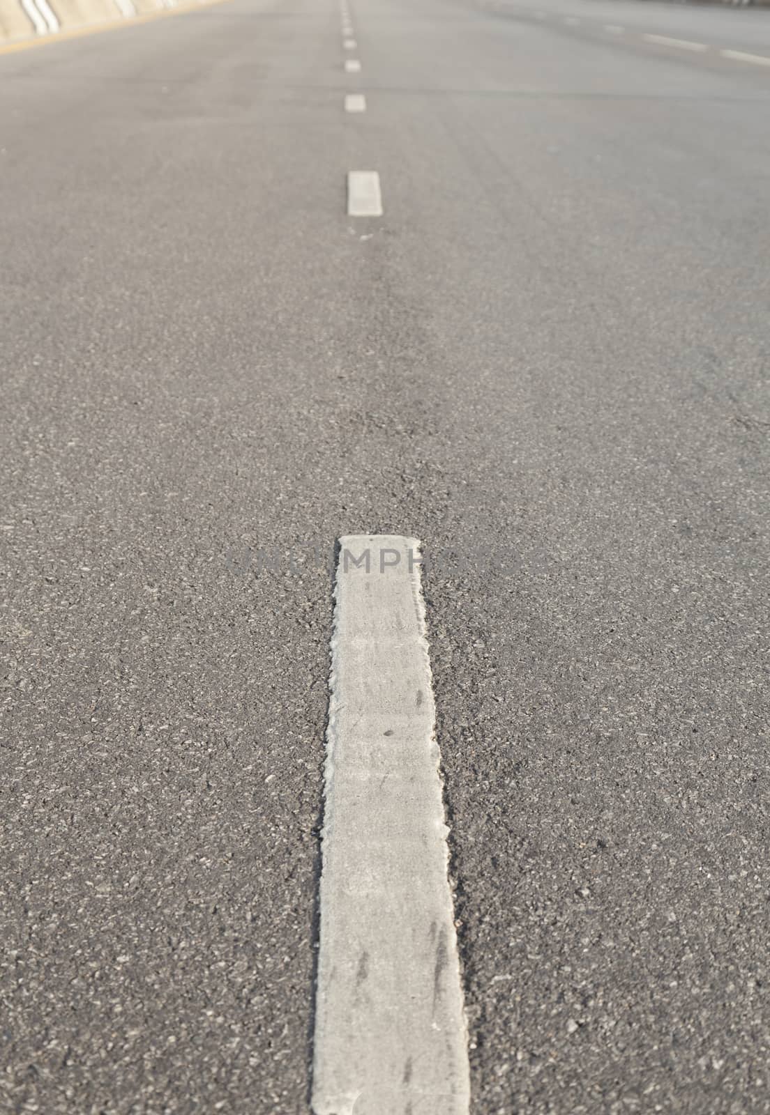 Road surface and symbol The path of the road toward the front.