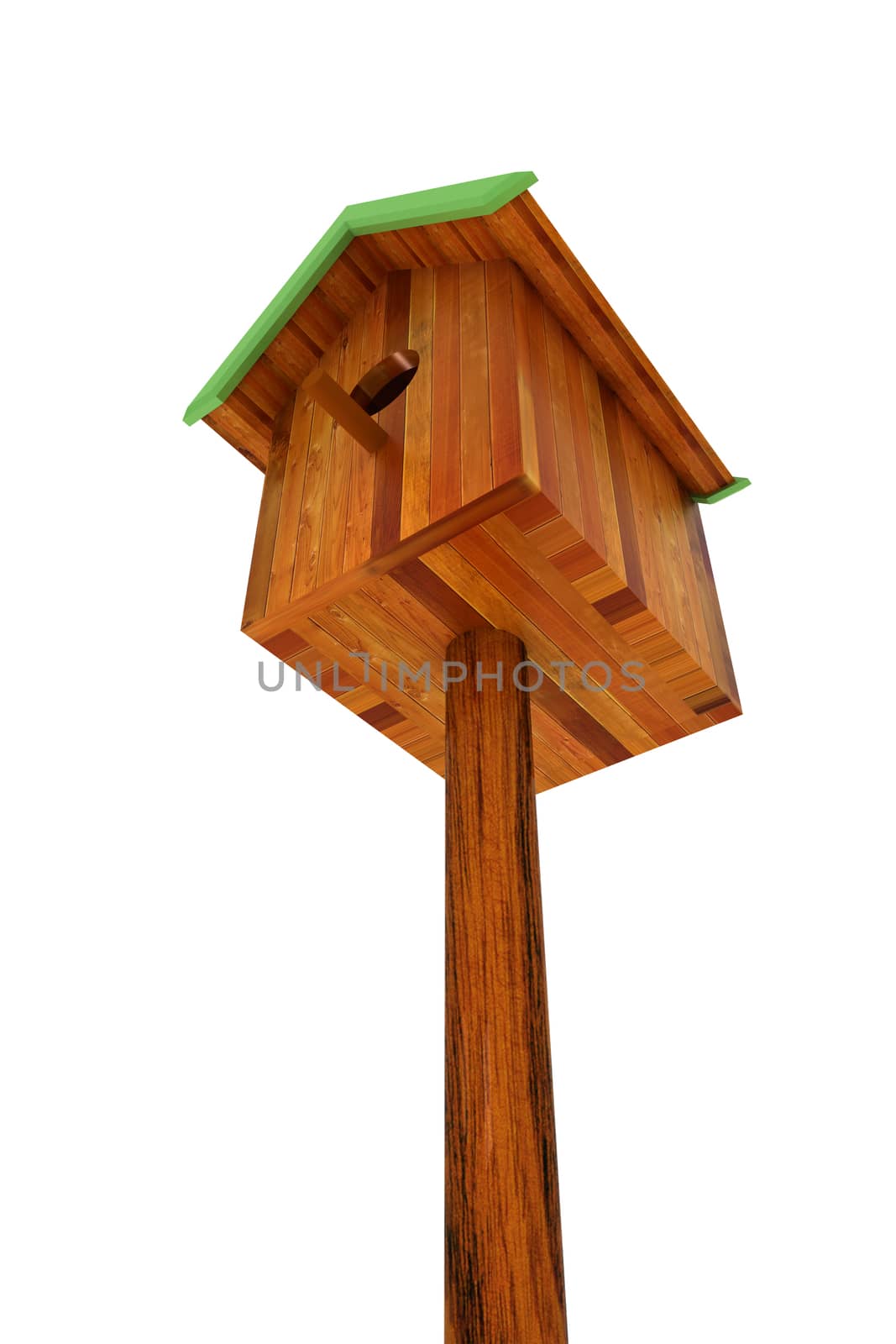 Nest box birdhouse by Guru3D