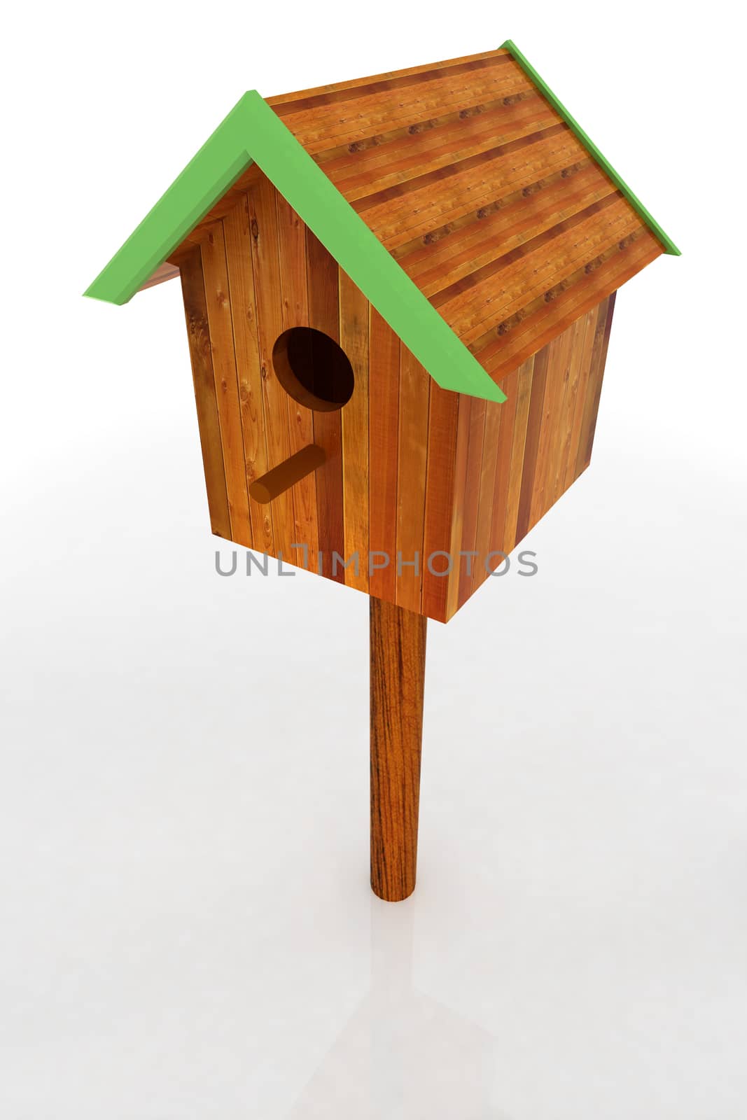 Nest box birdhouse by Guru3D