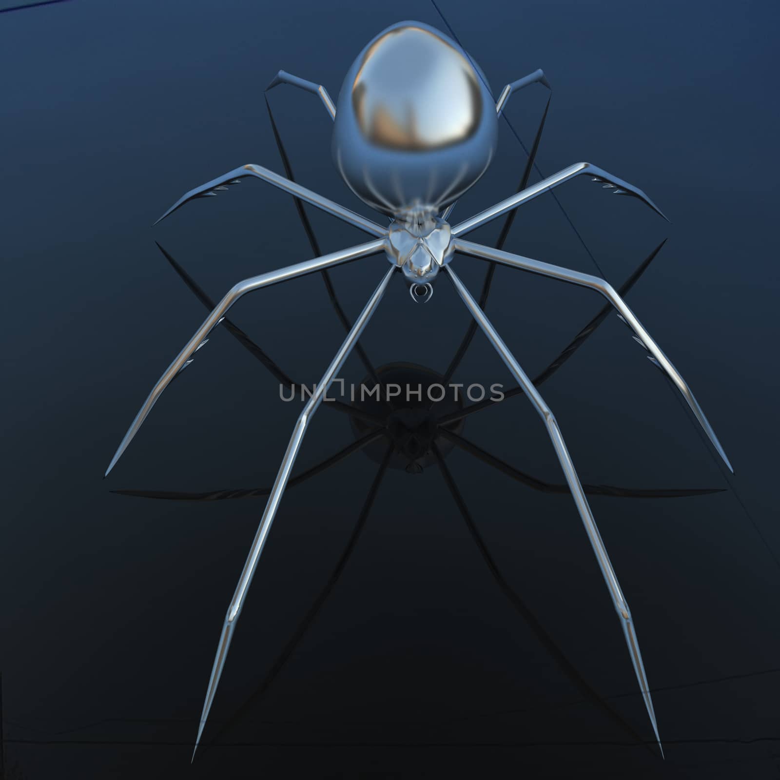 Chrome spider by Guru3D