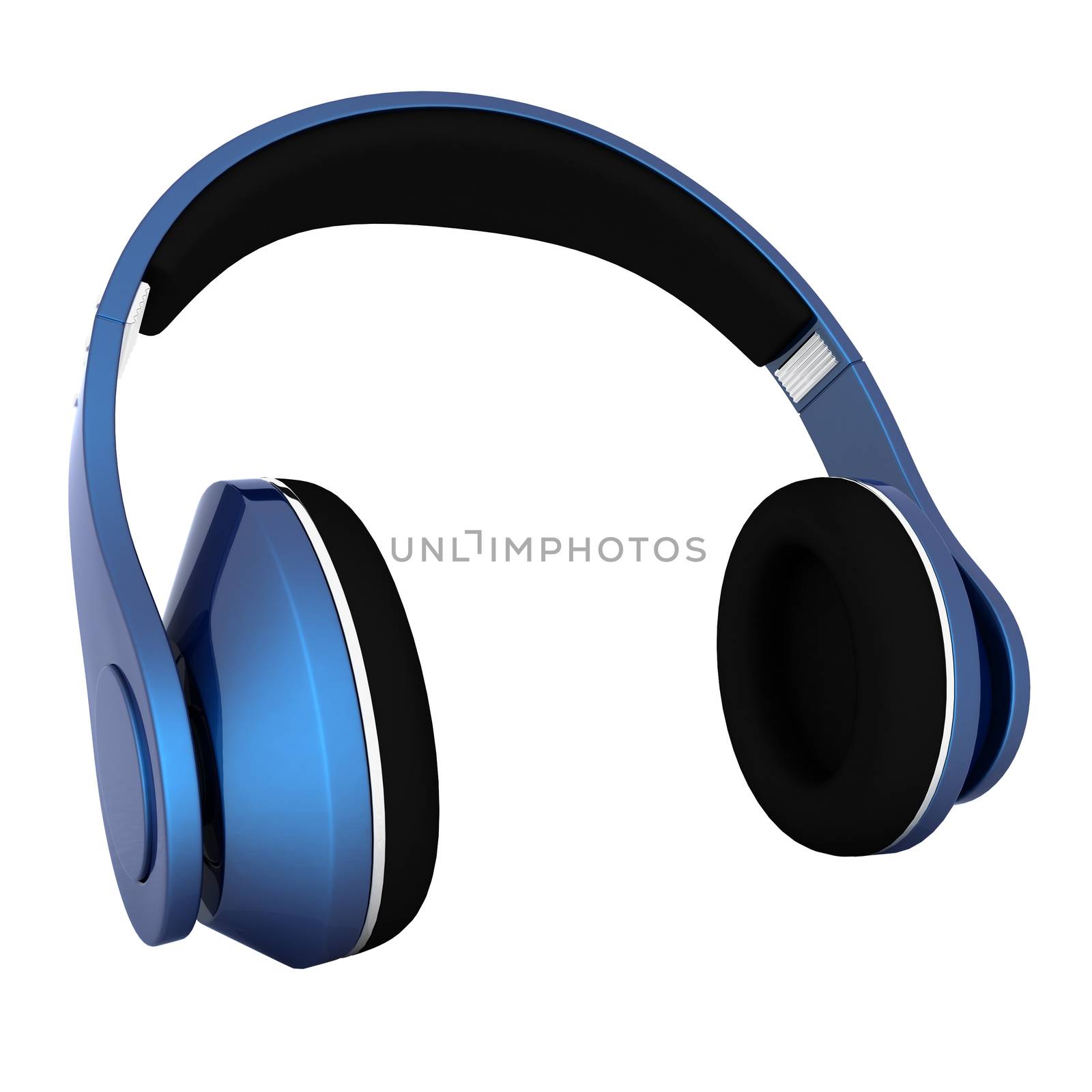 headphones on a white background