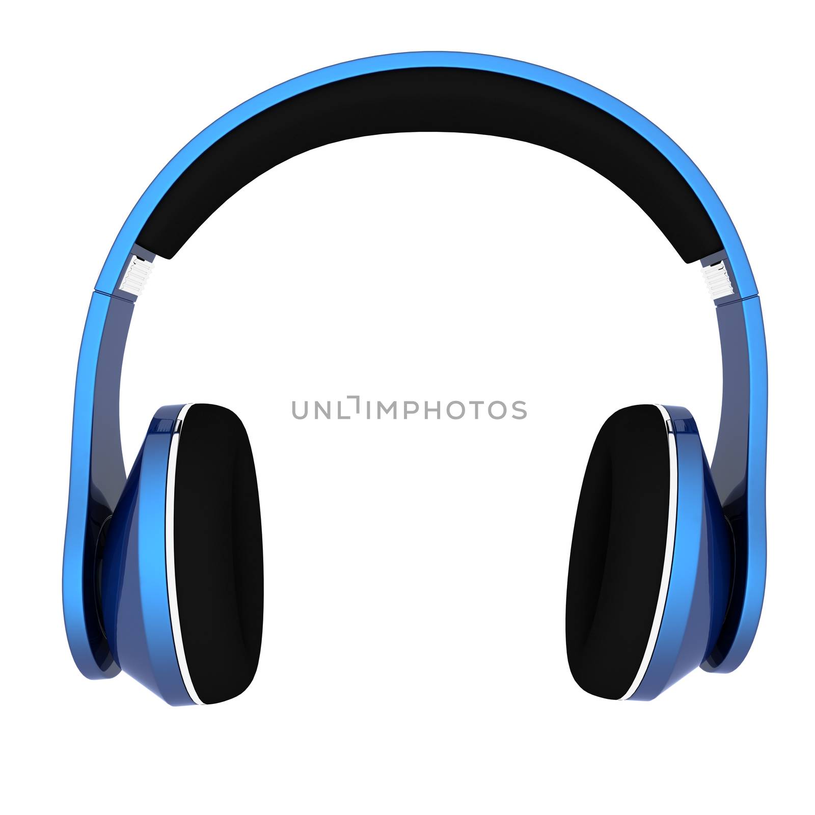 headphones on a white background