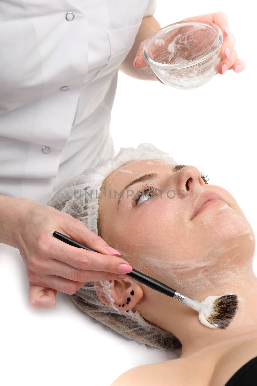 beauty salon, facial mask applying by starush