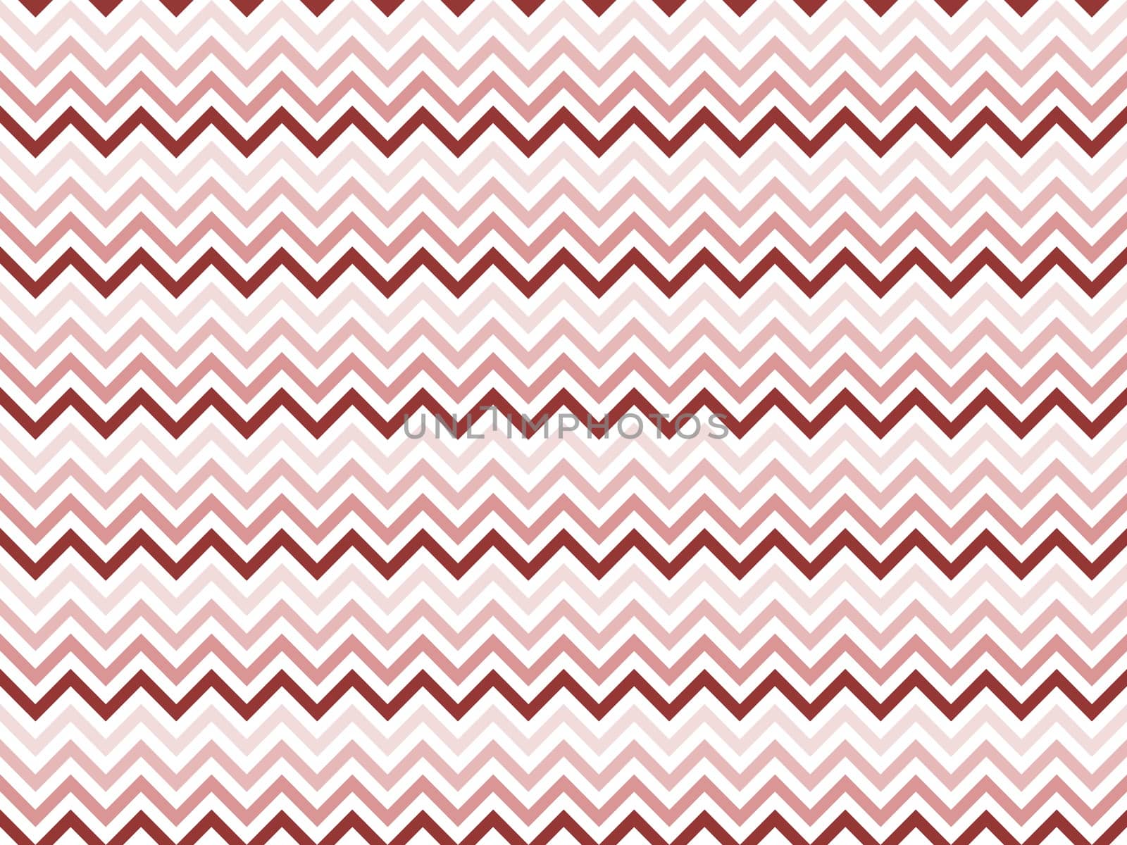 Seamless zigzag pattern with different red colors in white background