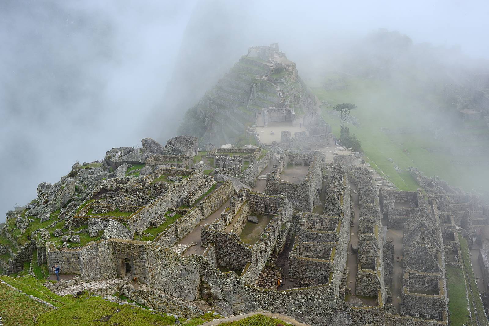 Inca ancient ruins in peru