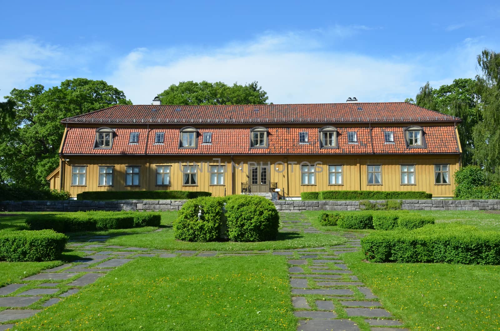 Tøyen Manor (Norwegian: Tøyen Hovedgård) is located in The University Botanical Garden at Tøyen in Oslo. Tøyen Manor is the University of Oslo's oldest building, and was given as a gift in 1812. The main house was built in 1679 and is believed to be Oslo’s oldest timber building.