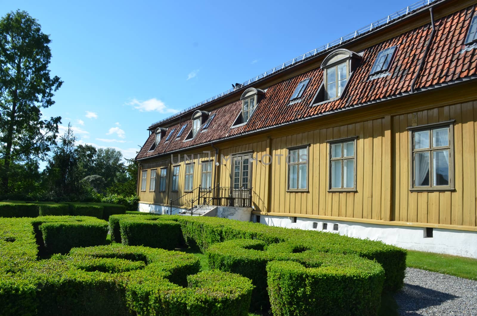 Tøyen Manor (Norwegian: Tøyen Hovedgård) is located in The University Botanical Garden at Tøyen in Oslo. Tøyen Manor is the University of Oslo's oldest building, and was given as a gift in 1812. The main house was built in 1679 and is believed to be Oslo’s oldest timber building.