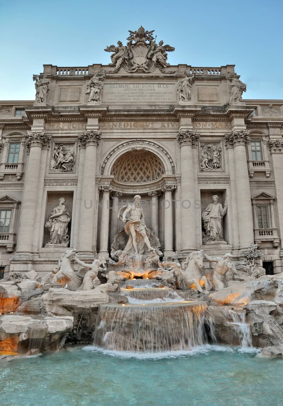 Trevi fountain in Rome by anderm
