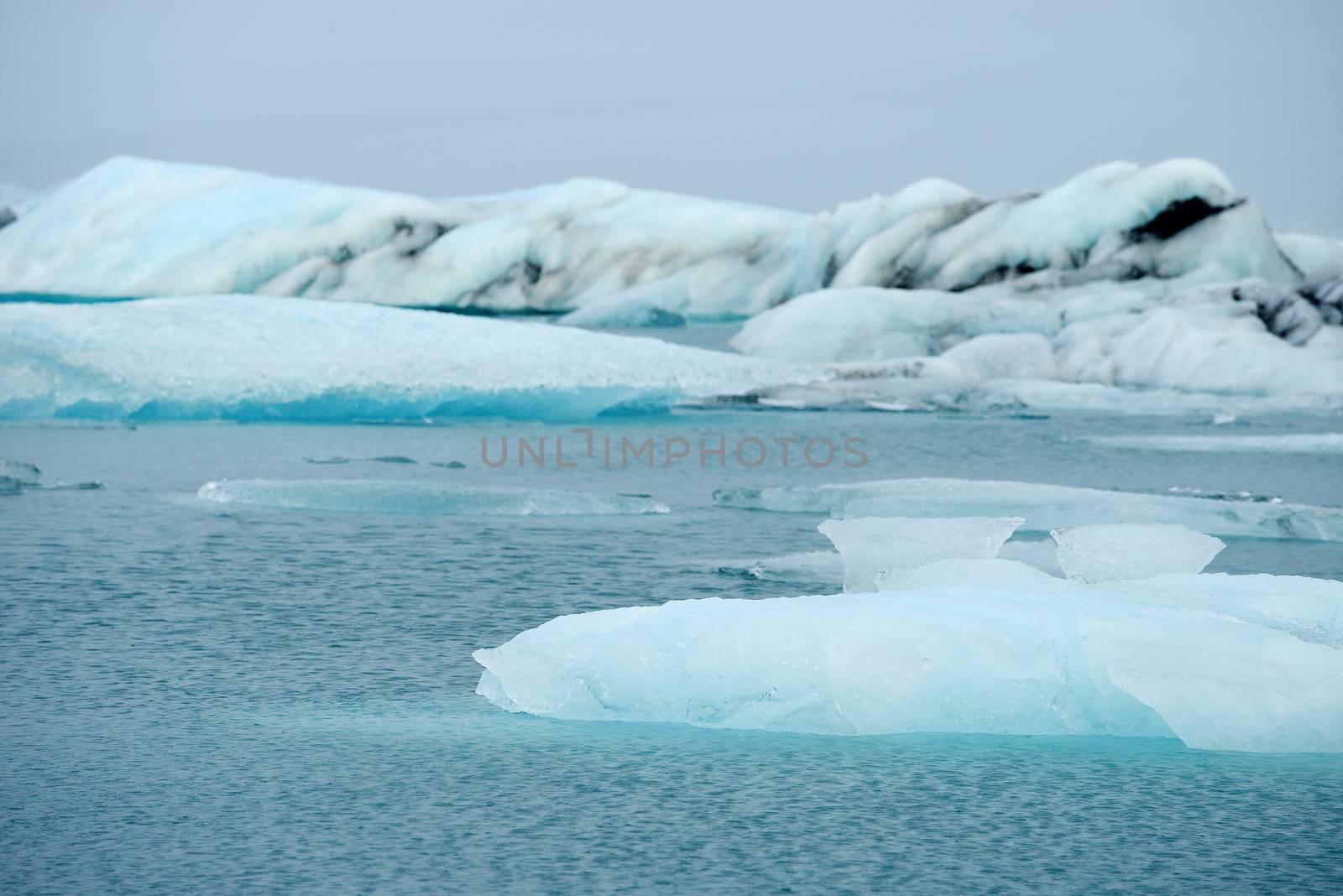 iceberg float in a lake by porbital